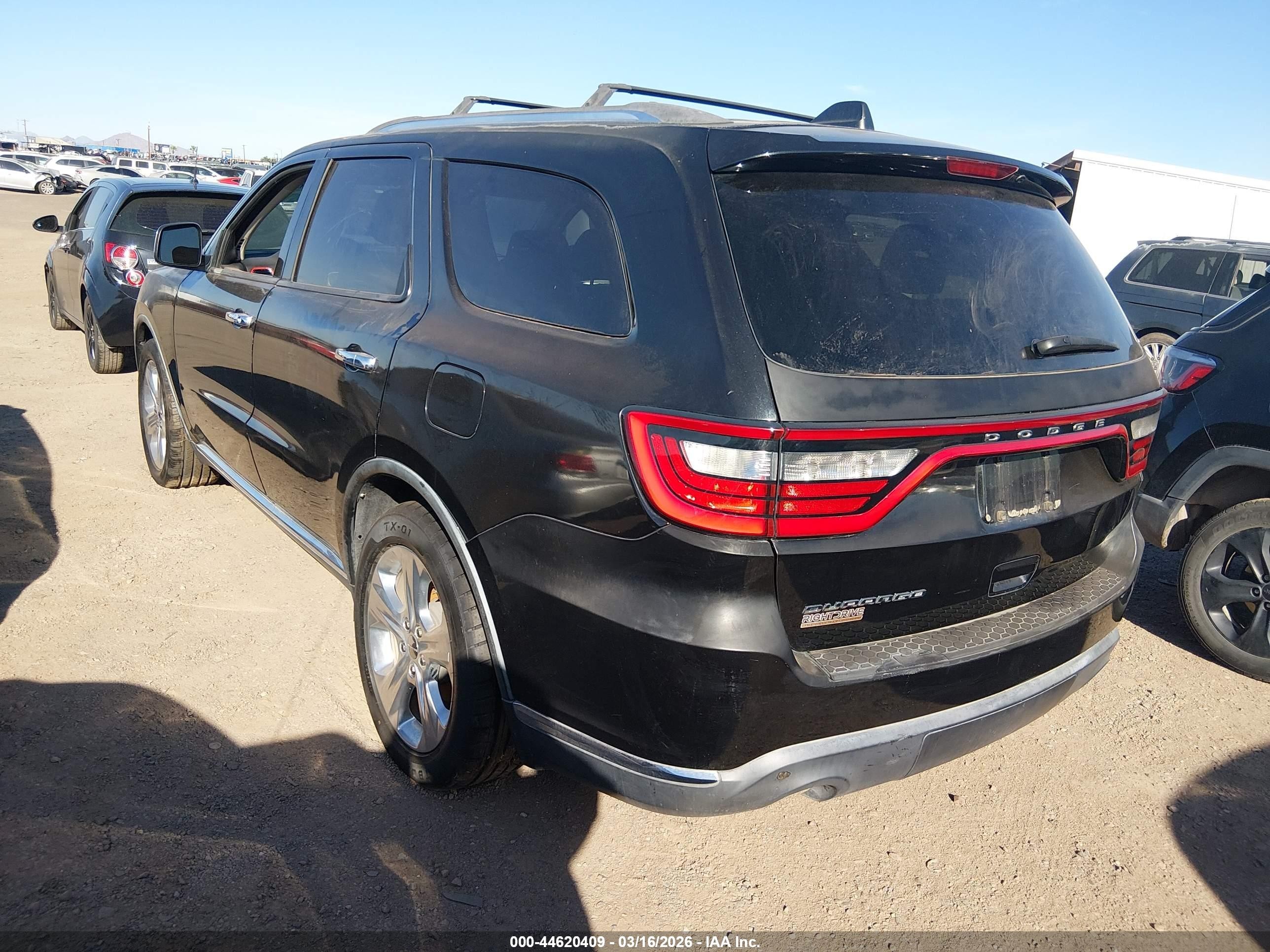 2015 Dodge Durango VIN 1C4RDHAG4FC127668 IAAI salvage auction — Front End, Salvage (Texas), sold $1,900 on 2026-07-07 (photo 3)