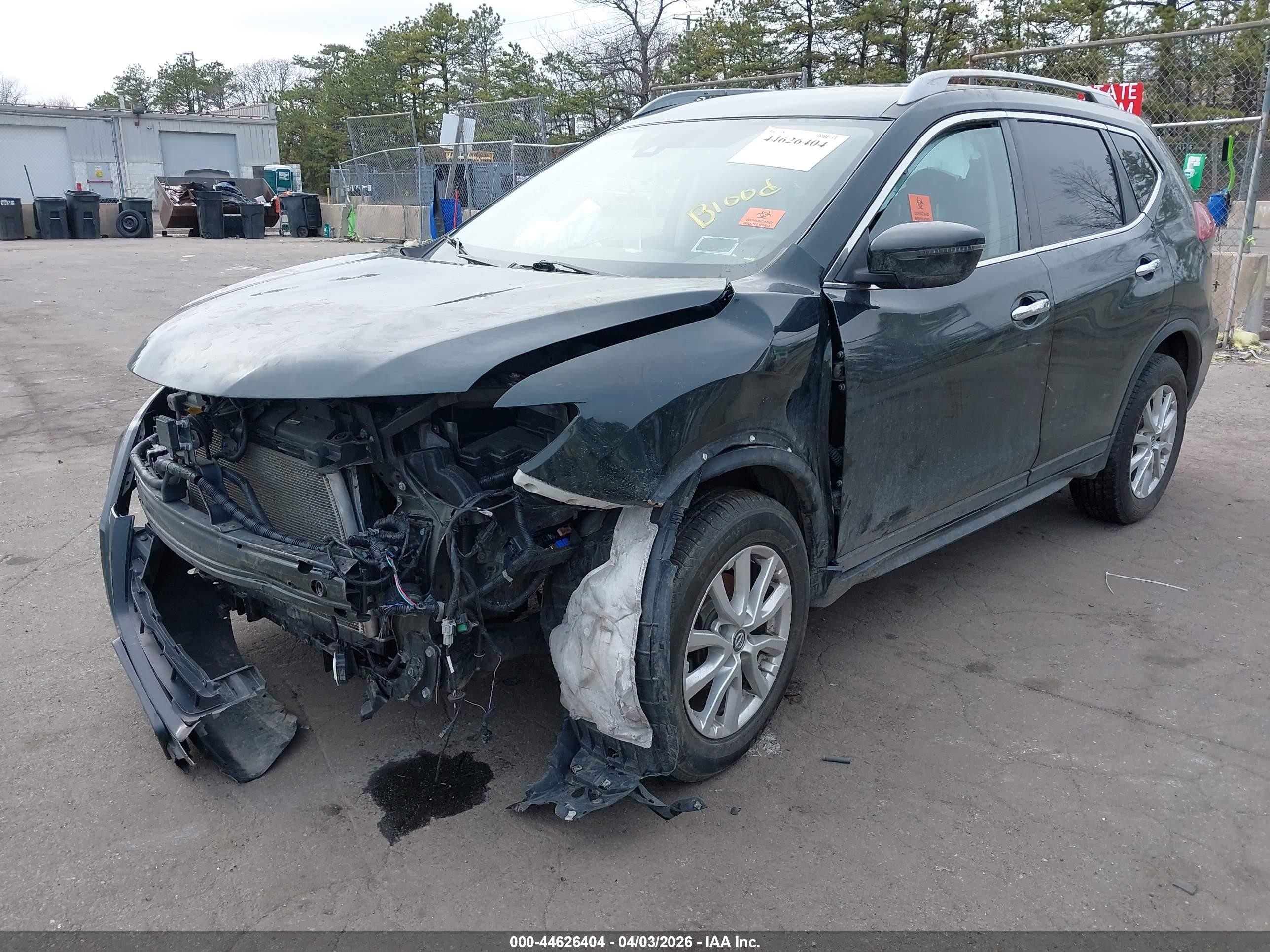 2020 Nissan Rogue VIN 5N1AT2MV0LC734861 IAAI salvage auction — Biohazard/Chemical, Mv-907A (New York), sold $1,000 on 2026-07-11 (photo 2)