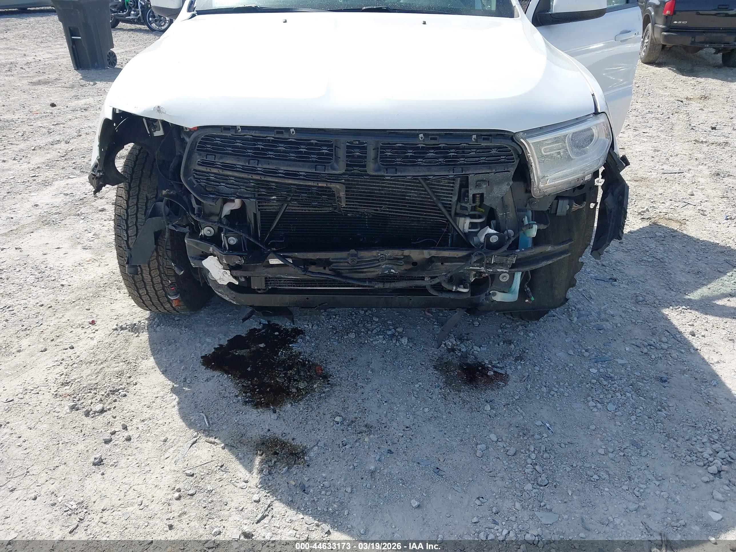 2015 Dodge Durango VIN 1C4RDJFG5FC801777 IAAI salvage auction — Front End, Clear-Dealer Only (North Carolina), sold $425 on 2026-07-07 (photo 6)