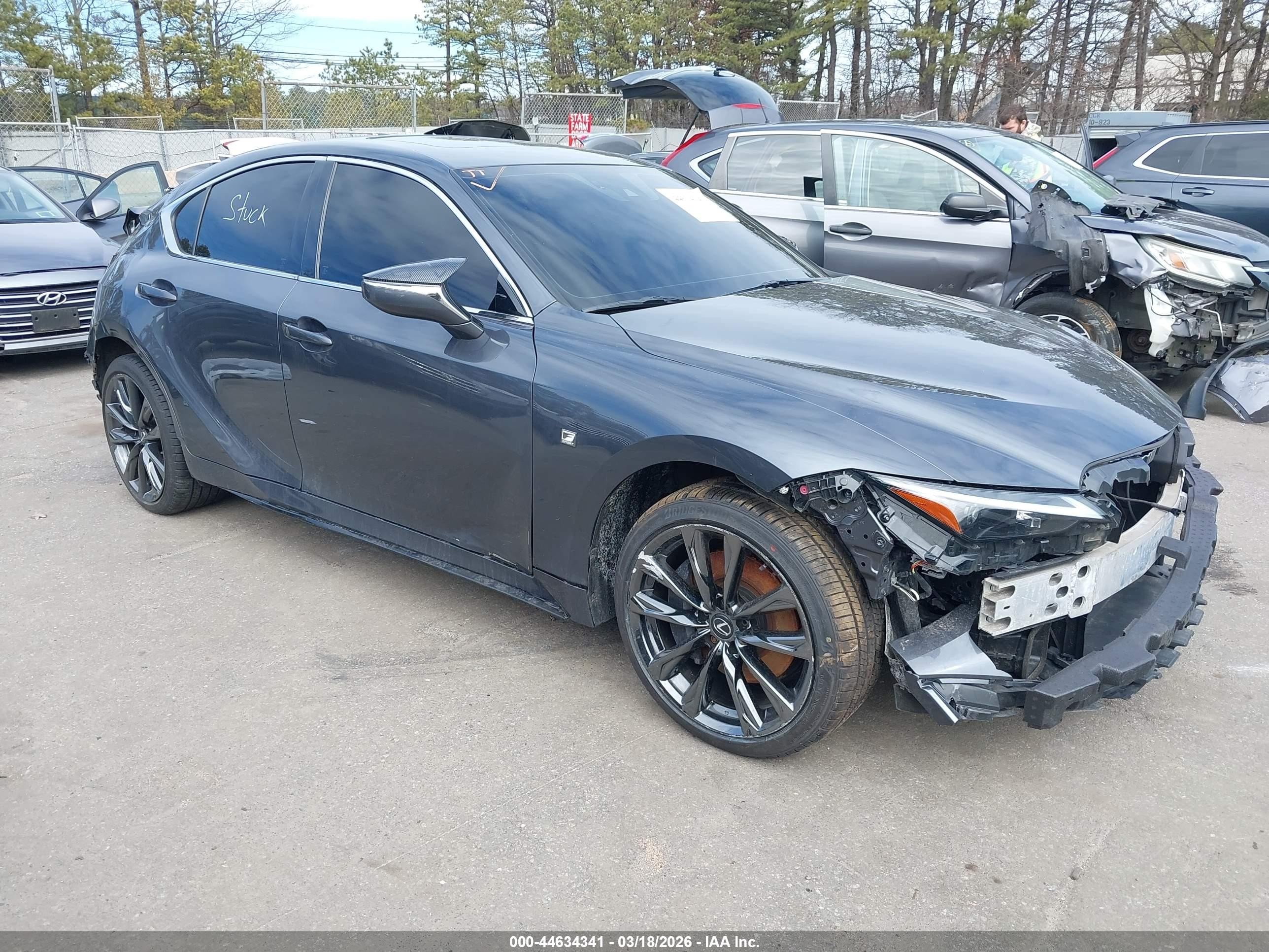 2022 Lexus IS 350 VIN JTHGZ1E26N5025207 — IAAI salvage auction photo