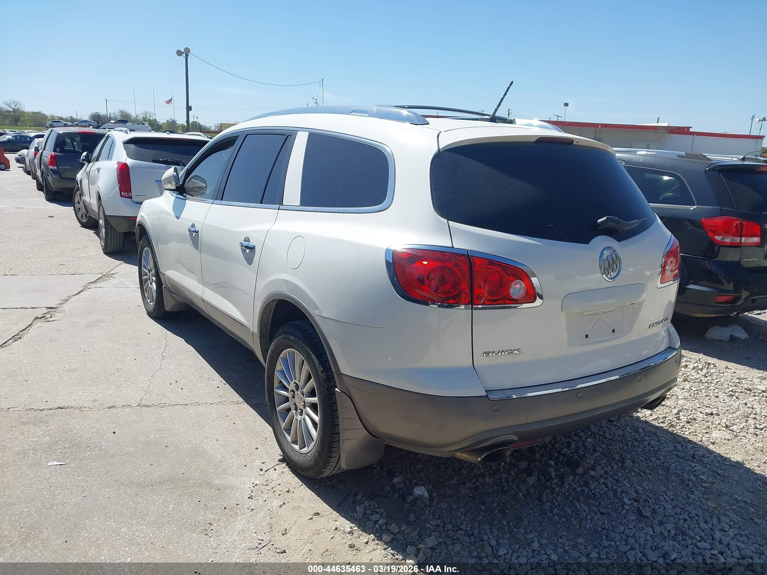 2011 Buick Enclave VIN 5GAKRAED8BJ166149 IAAI salvage auction — Side, Clear (Texas), sold $450 on 2026-10-13 (photo 3)