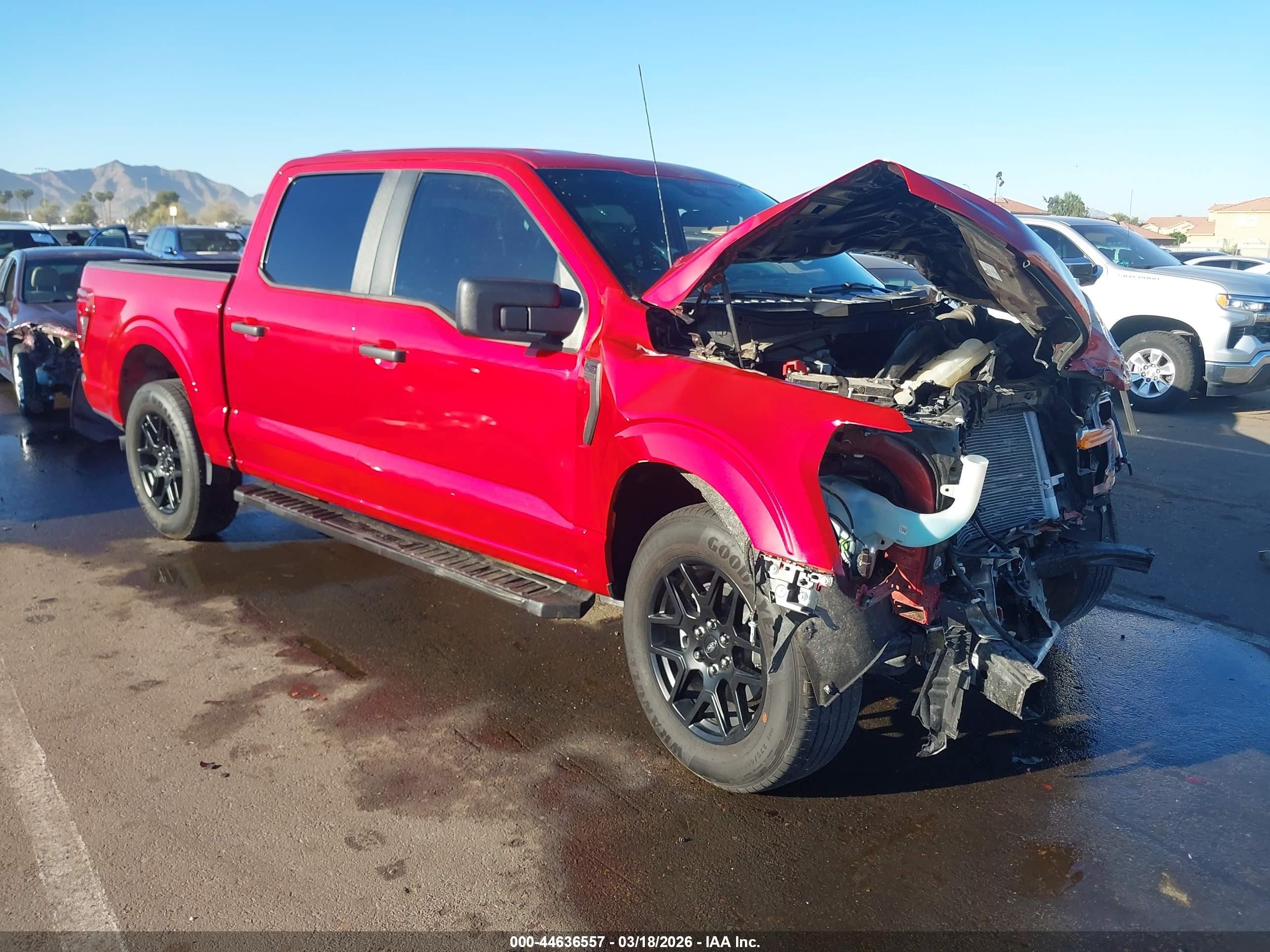 2024 Ford F-150 VIN 1FTEW2KP7RKD02378 IAAI salvage auction — Front End, Salvage (Arizona), sold $8,000 on 2026-07-07 (photo 1)