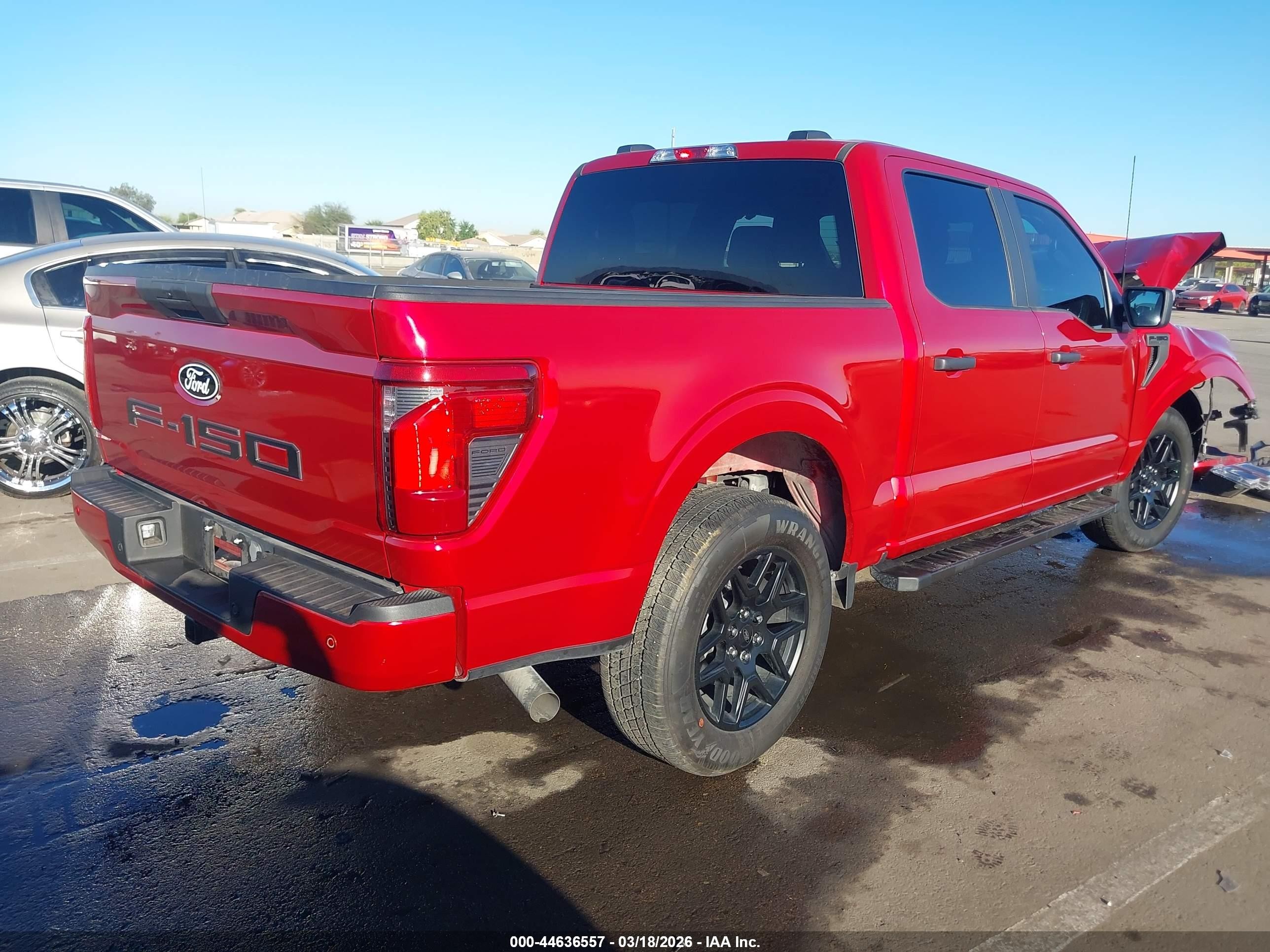 2024 Ford F-150 VIN 1FTEW2KP7RKD02378 IAAI salvage auction — Front End, Salvage (Arizona), sold $8,000 on 2026-07-07 (photo 4)