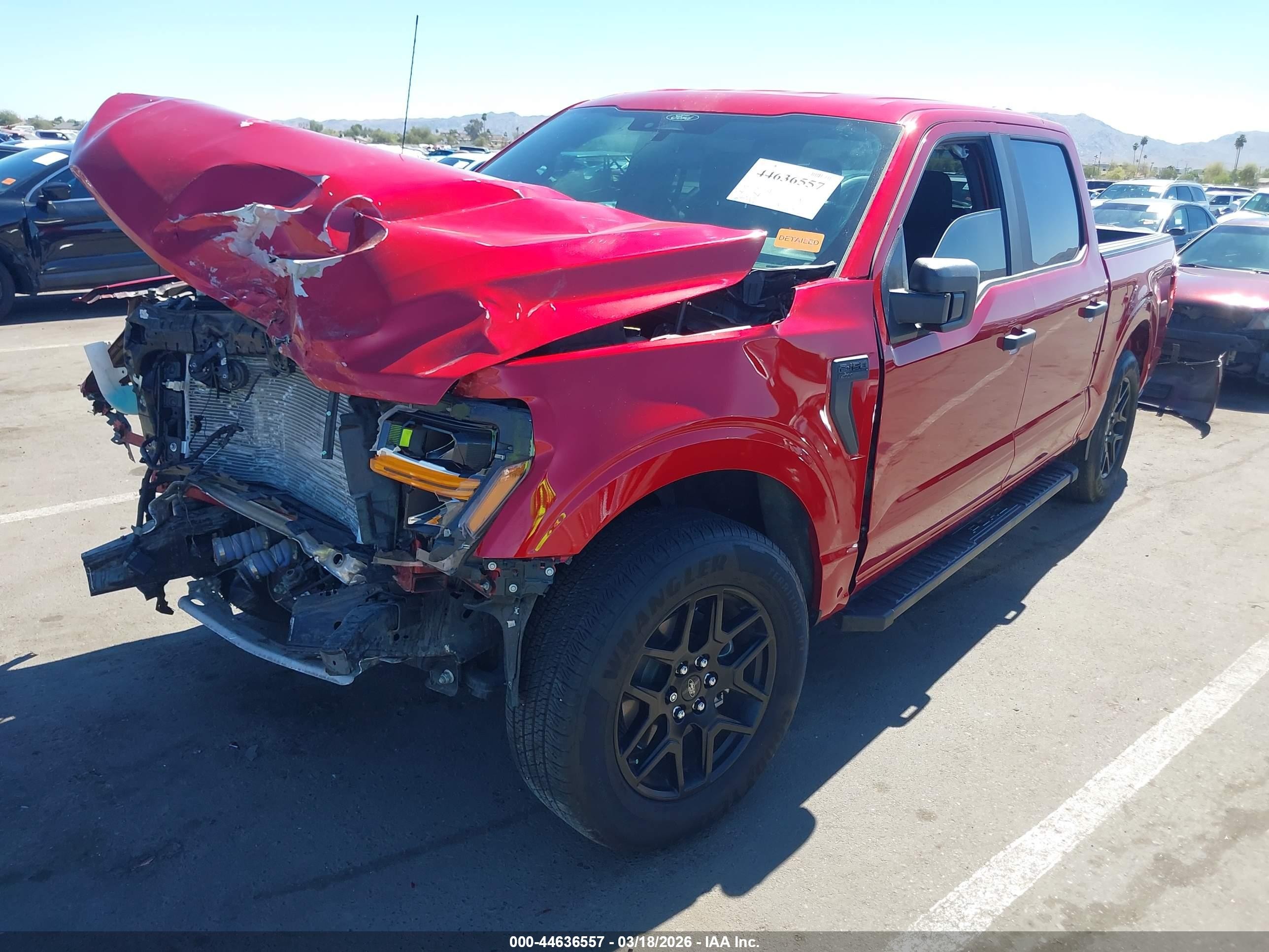 2024 Ford F-150 VIN 1FTEW2KP7RKD02378 IAAI salvage auction — Front End, Salvage (Arizona), sold $8,000 on 2026-07-07 (photo 2)
