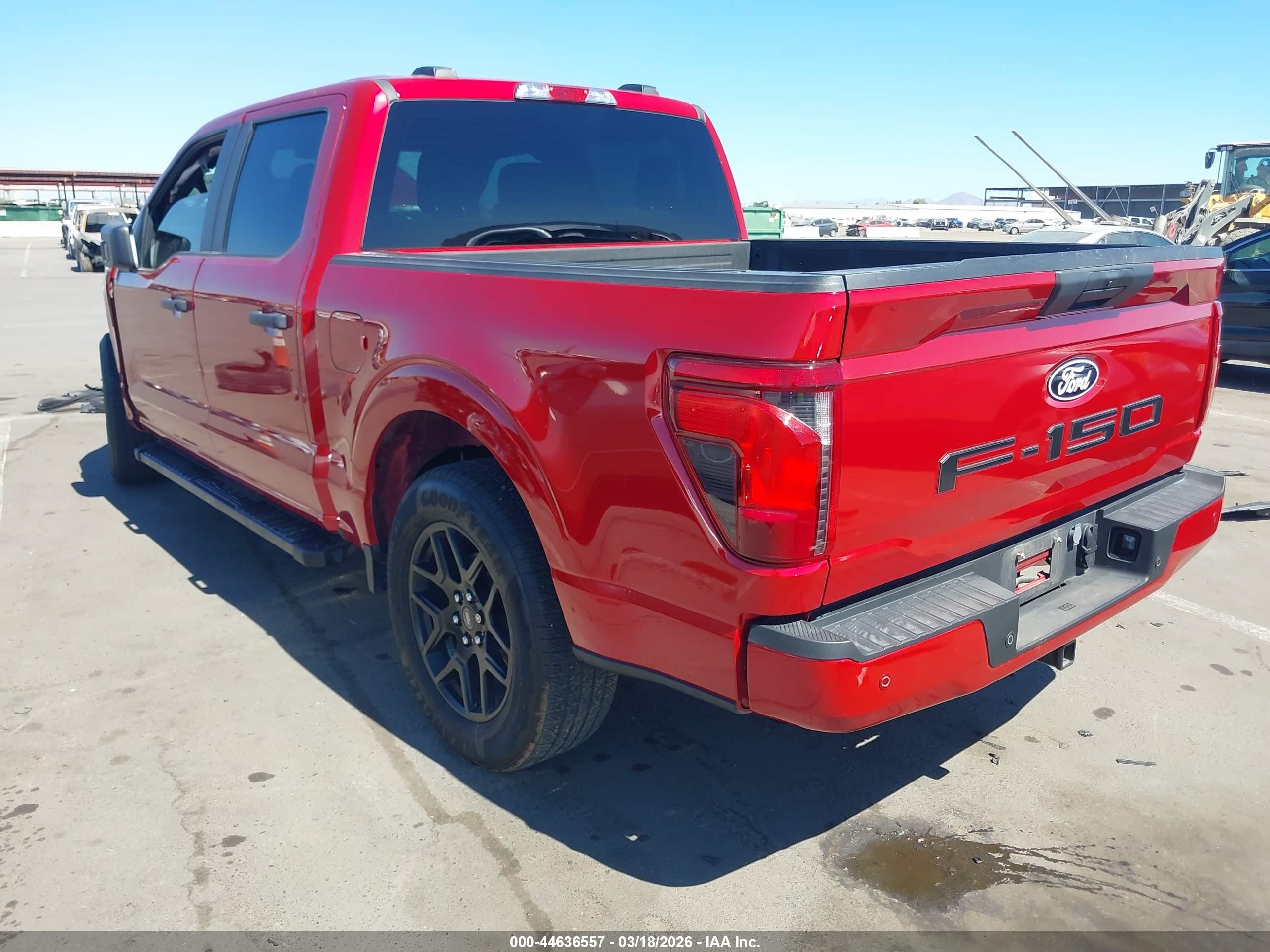 2024 Ford F-150 VIN 1FTEW2KP7RKD02378 IAAI salvage auction — Front End, Salvage (Arizona), sold $8,000 on 2026-07-07 (photo 3)