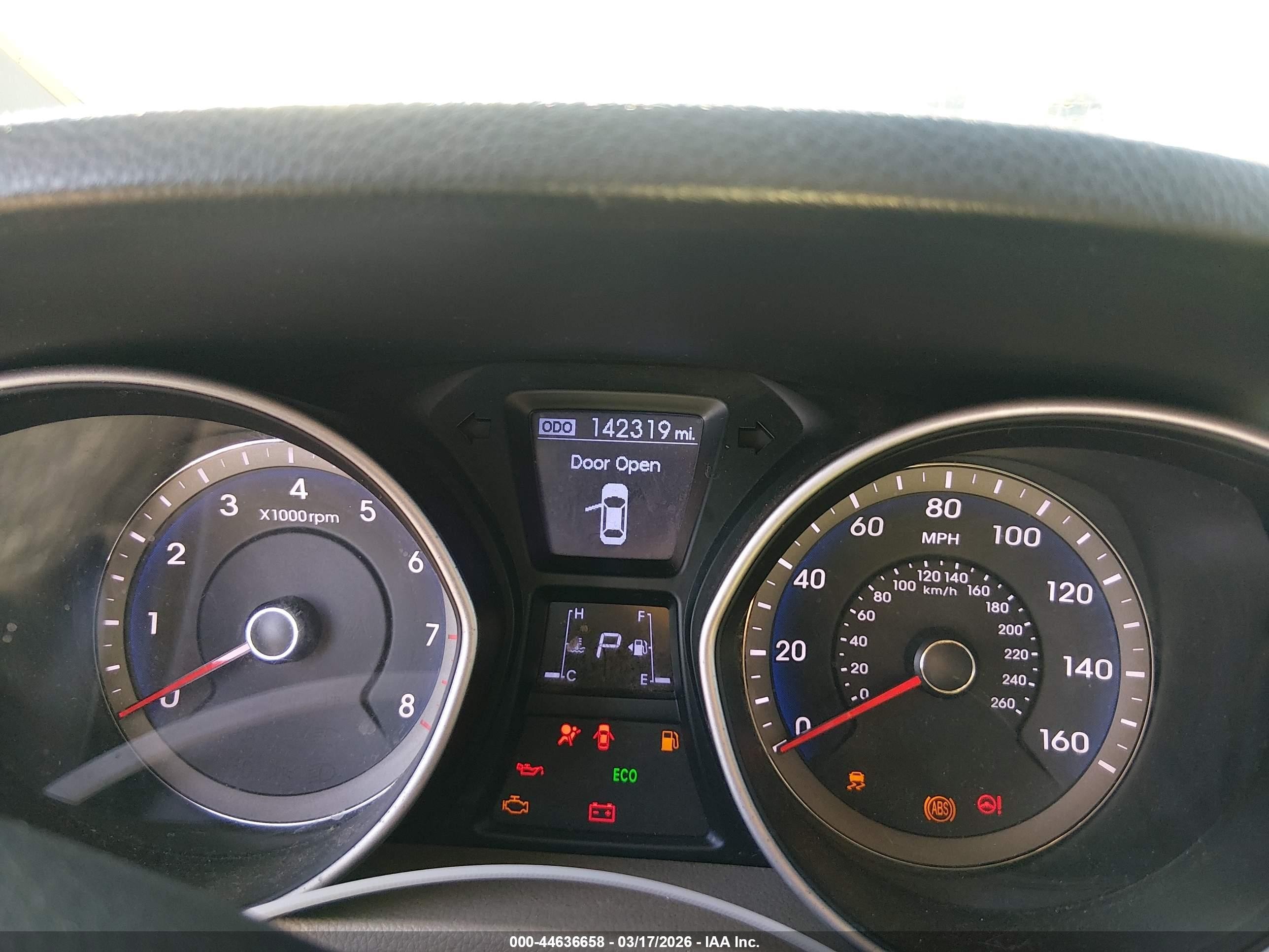 2013 Hyundai Elantra VIN KMHD35LE6DU068875 IAAI salvage auction — Normal Wear, Salvage (Idaho), sold $875 on 2026-07-09 (photo 7)