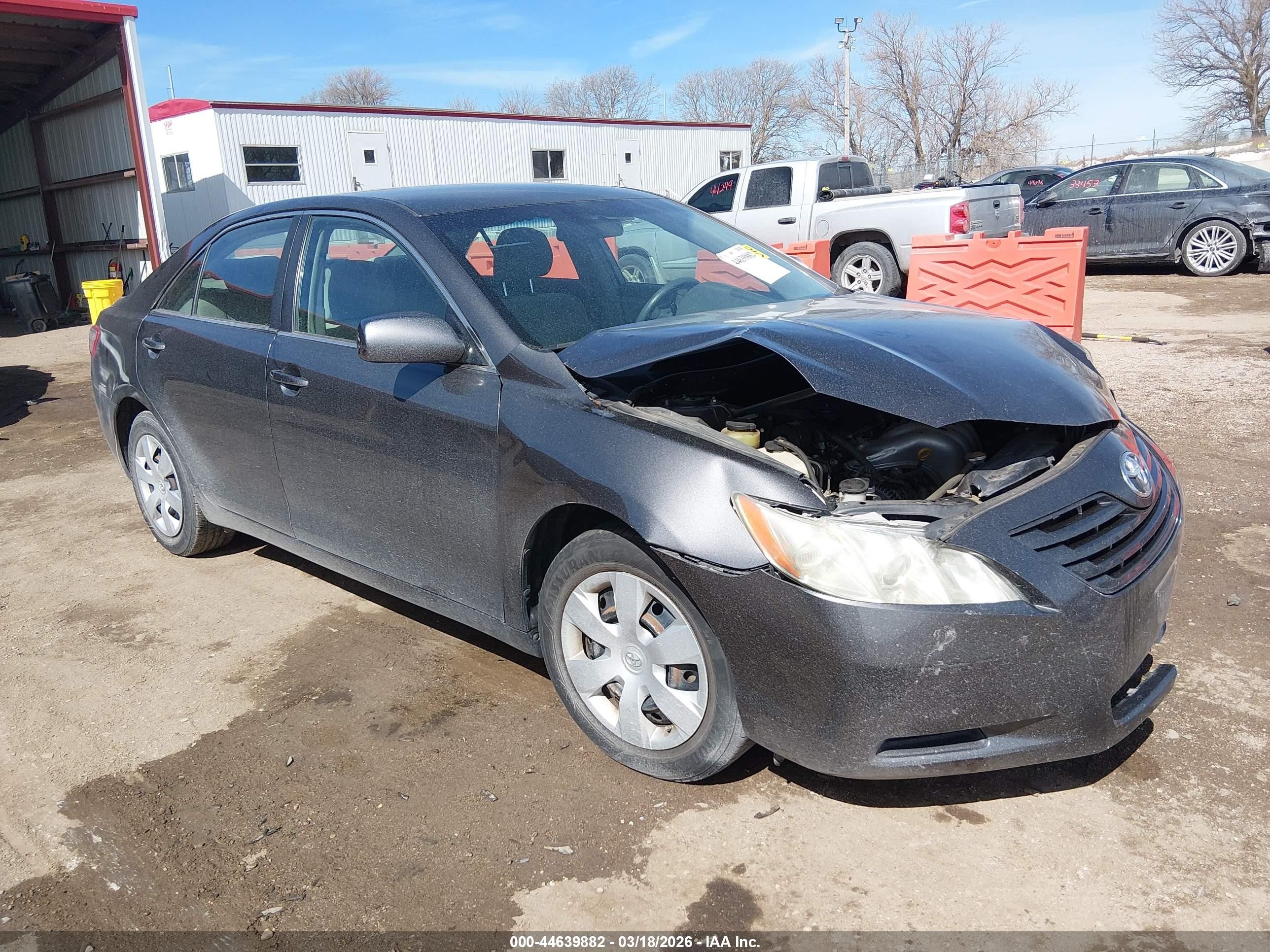 2009 Toyota Camry VIN 4T4BE46K69R123321 IAAI salvage auction — Front End, Certificate Of Title (Nebraska), sold $2,650 on 2026-04-16 (photo 1)