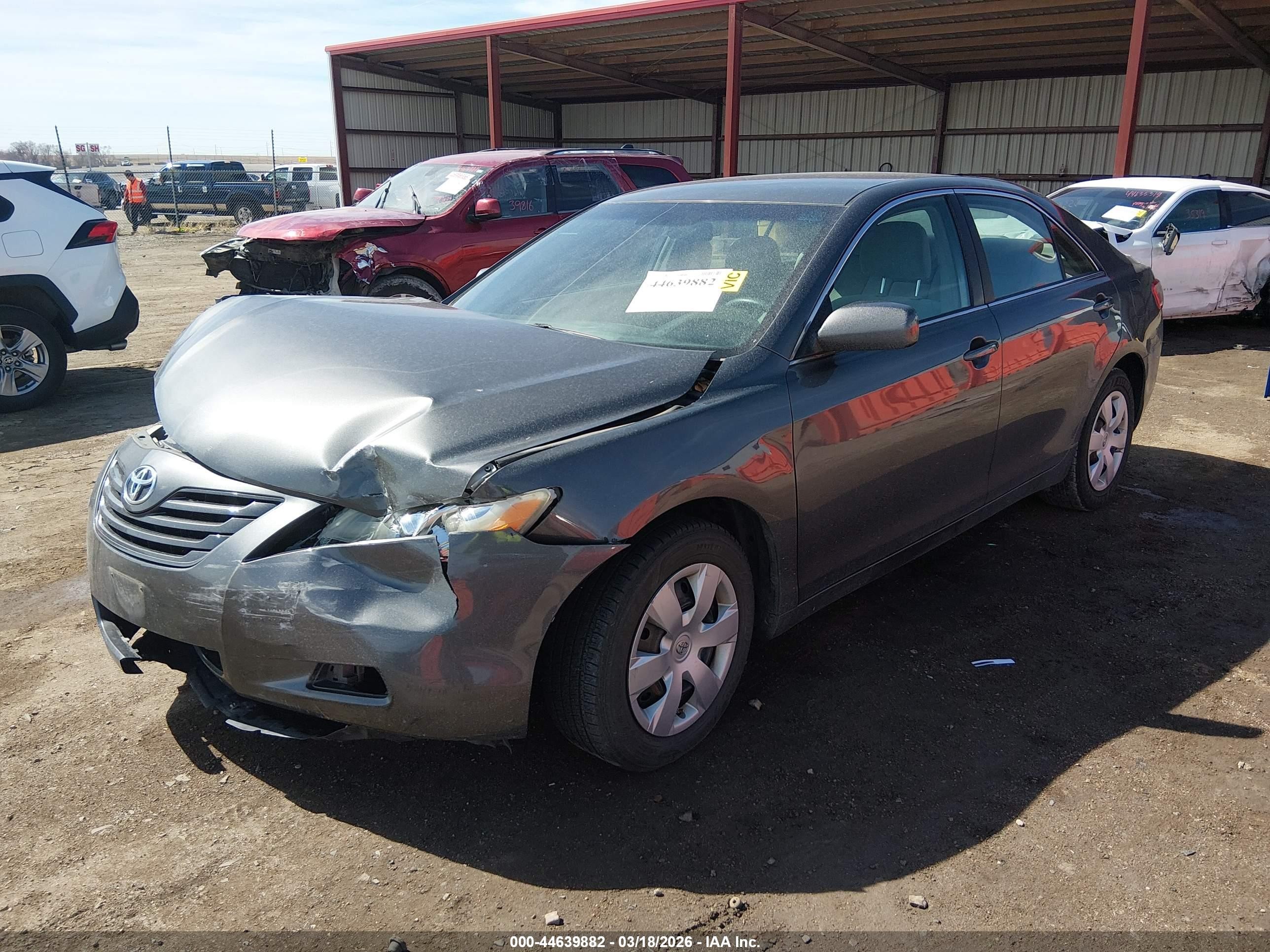 2009 Toyota Camry VIN 4T4BE46K69R123321 IAAI salvage auction — Front End, Certificate Of Title (Nebraska), sold $2,650 on 2026-04-16 (photo 2)