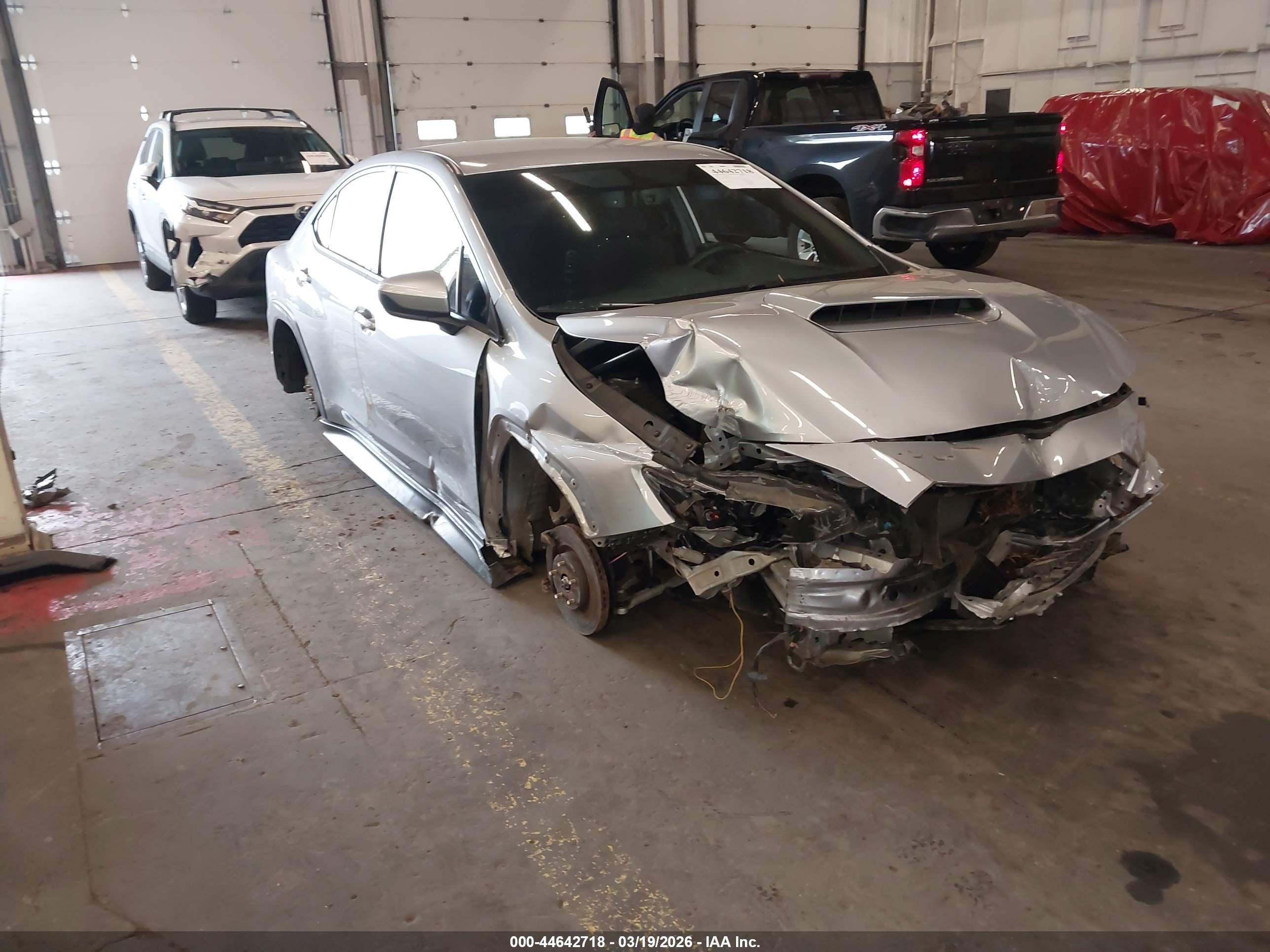 2022 Subaru WRX VIN JF1VBAF66N9005486 IAAI salvage auction — Front End, Salvage (Oregon), sold $3,550 on 2026-07-09 (photo 1)