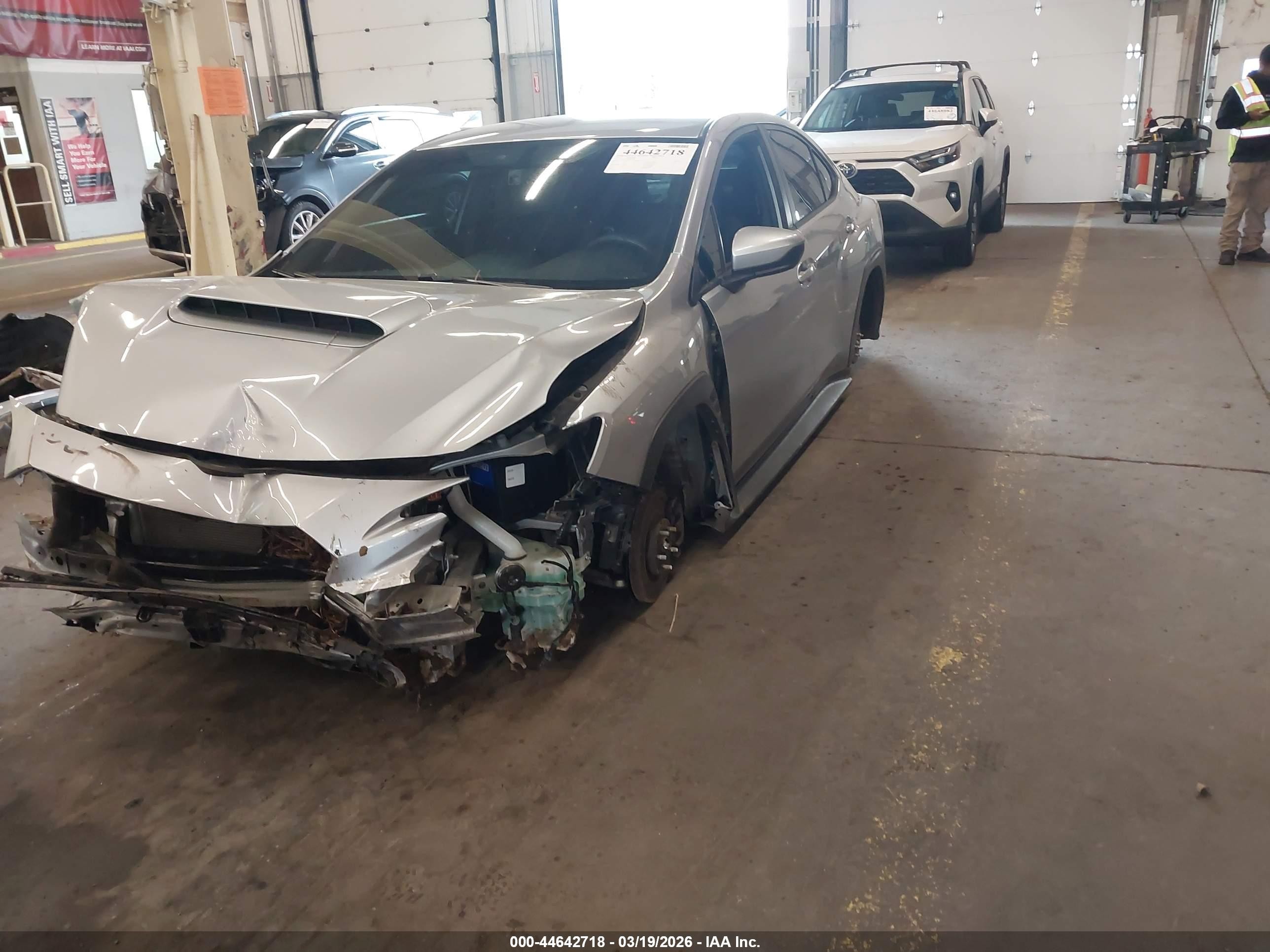 2022 Subaru WRX VIN JF1VBAF66N9005486 IAAI salvage auction — Front End, Salvage (Oregon), sold $3,550 on 2026-07-09 (photo 2)