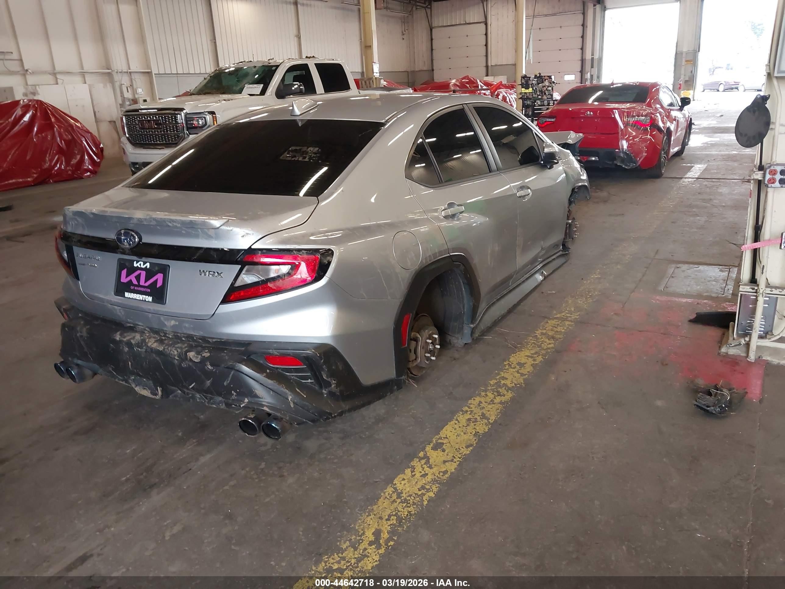 2022 Subaru WRX VIN JF1VBAF66N9005486 IAAI salvage auction — Front End, Salvage (Oregon), sold $3,550 on 2026-07-09 (photo 4)