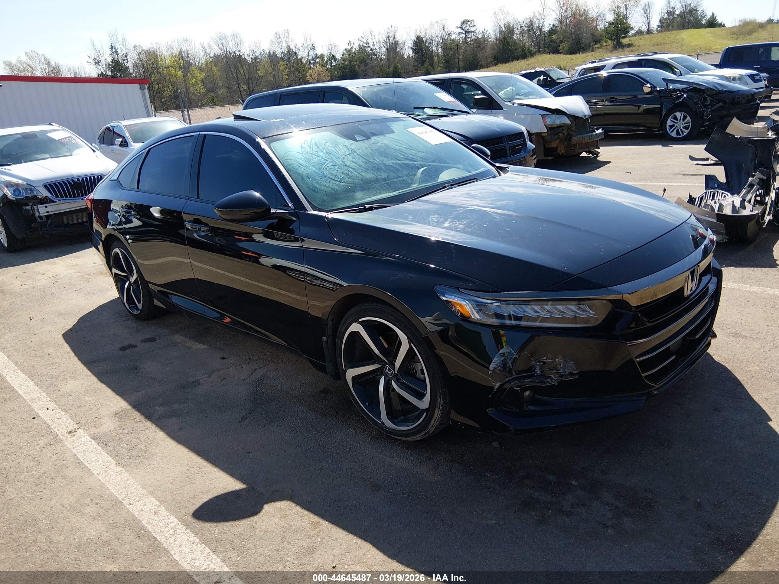 2022 Honda Accord VIN 1HGCV2F35NA021196 — IAAI salvage auction photo