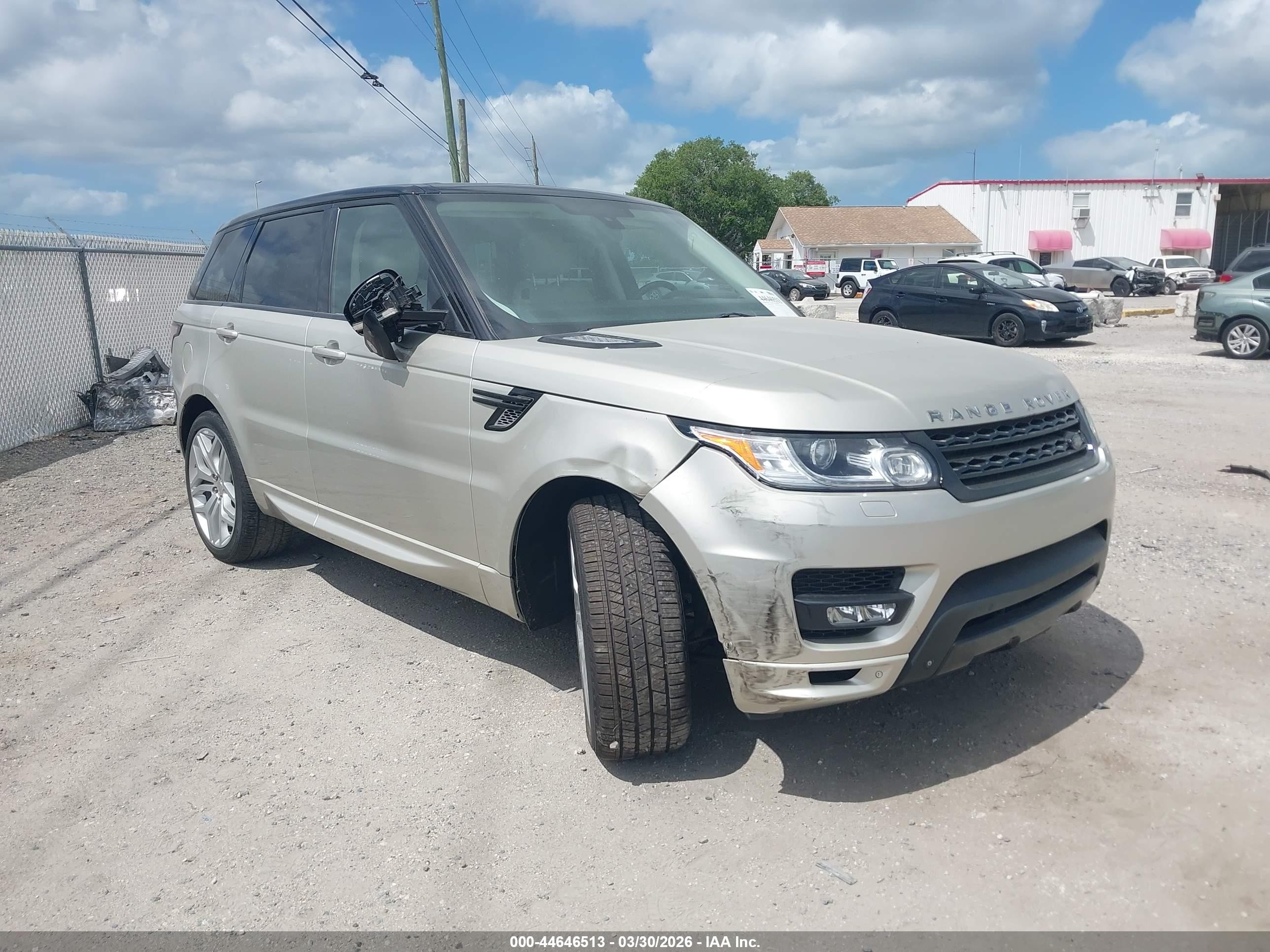 2014 Land Rover Range Rover Sport VIN SALWV2TF0EA383293 — IAAI salvage auction photo