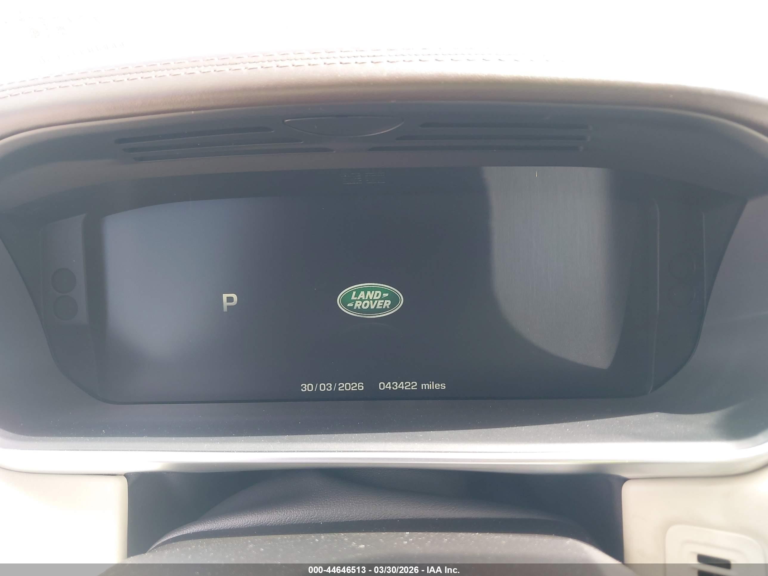 2014 Land rover Range rover sport VIN SALWV2TF0EA383293 IAAI salvage auction — Unknown, Rebuildable (Florida), sold $9,300 on 2026-09-19 (photo 7)