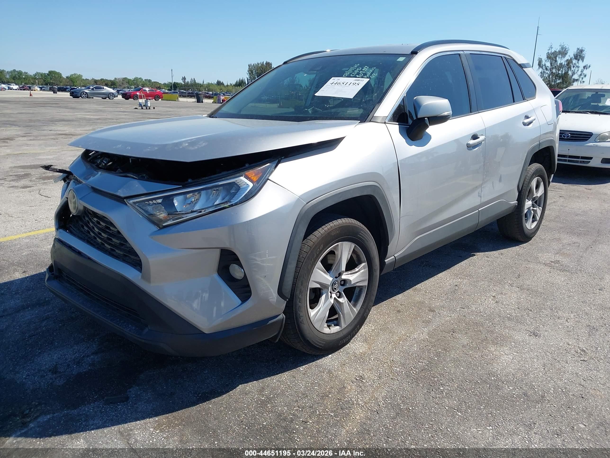 2021 Toyota RAV4 VIN 2T3W1RFV1MC107222 IAAI salvage auction — Front End, Rebuildable (Florida), sold $8,300 on 2026-07-10 (photo 6)