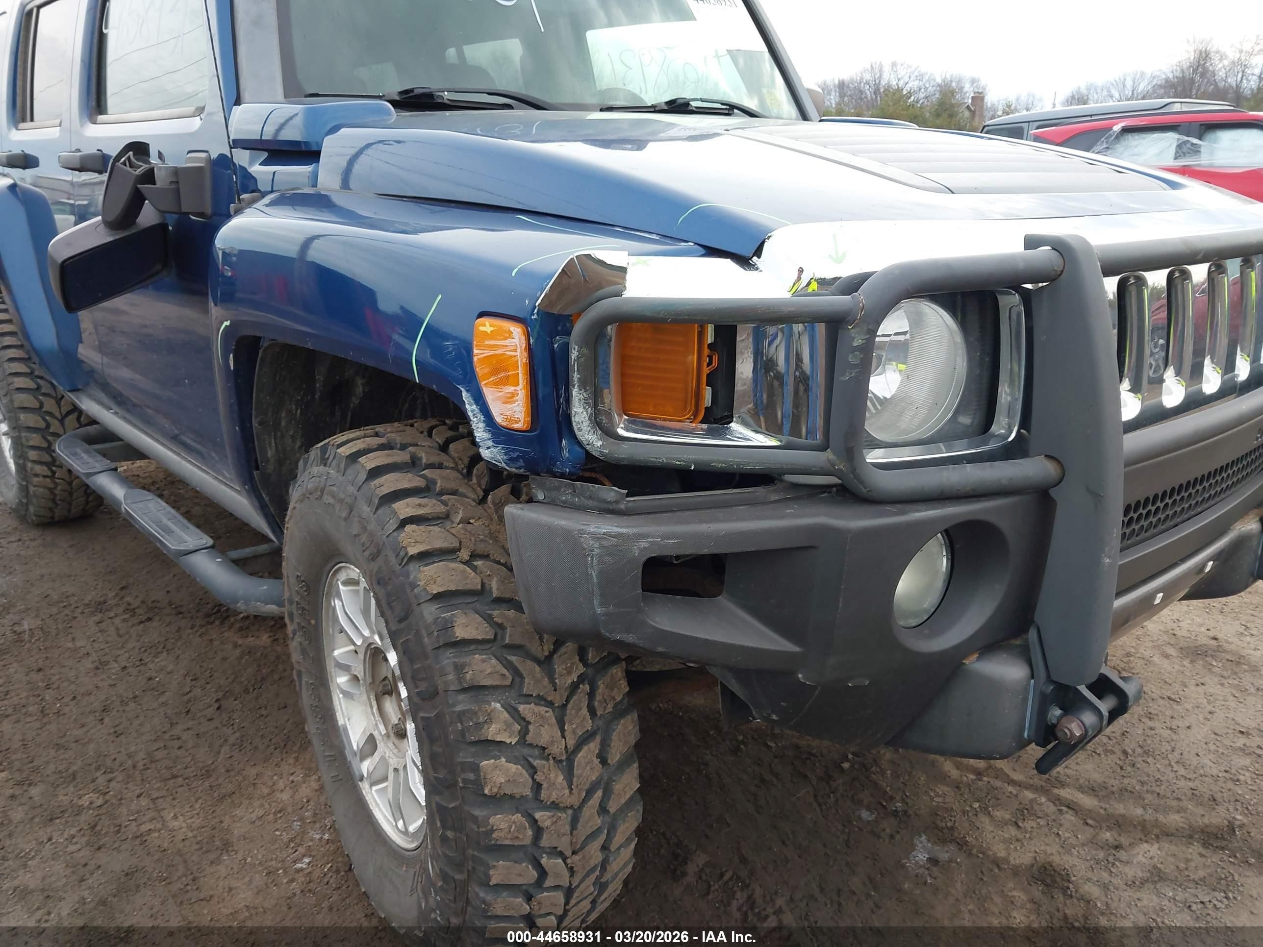 2006 Hummer H3 VIN 5GTDN136168163722 IAAI salvage auction — Unknown, Salvage (Indiana), sold $575 on 2026-09-08 (photo 6)