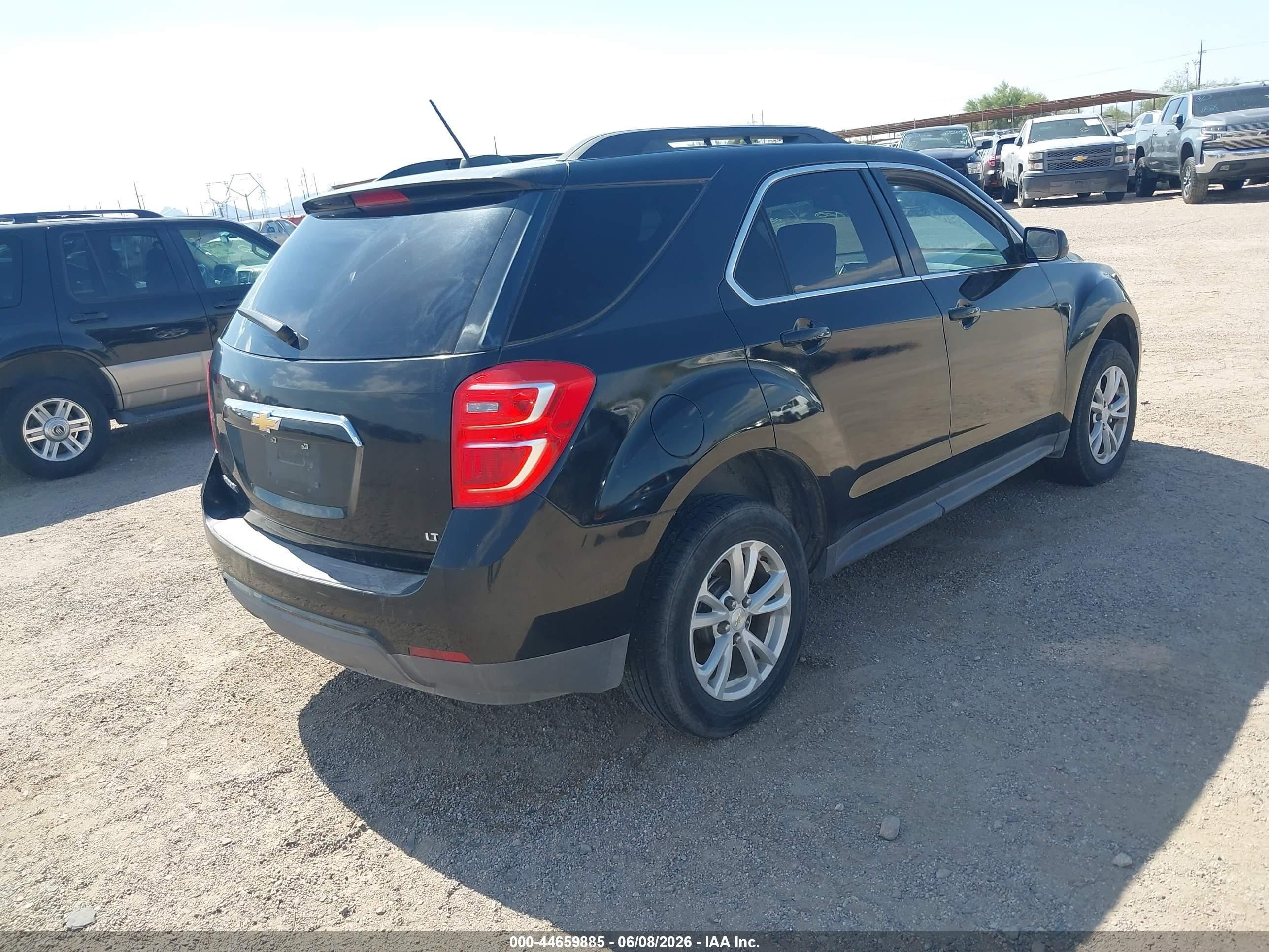 2017 Chevrolet Equinox VIN 2GNALCEK8H6114510 IAAI salvage auction — Unknown, Clear (Arizona), sold $3,250 on 2026-07-09 (photo 4)