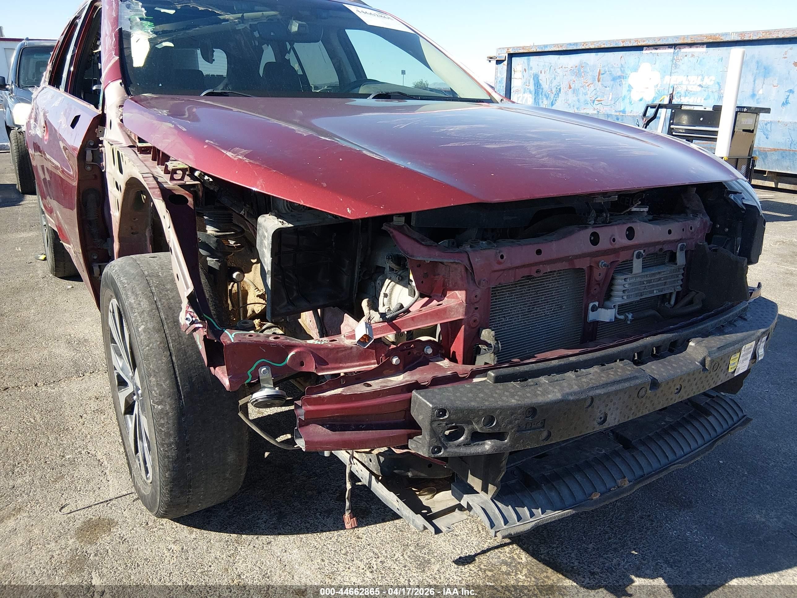 2017 Subaru Outback VIN 4S4BSENC6H3332887 IAAI salvage auction — All Over, Salvage (Nevada), sold $1,550 on 2026-07-10 (photo 6)