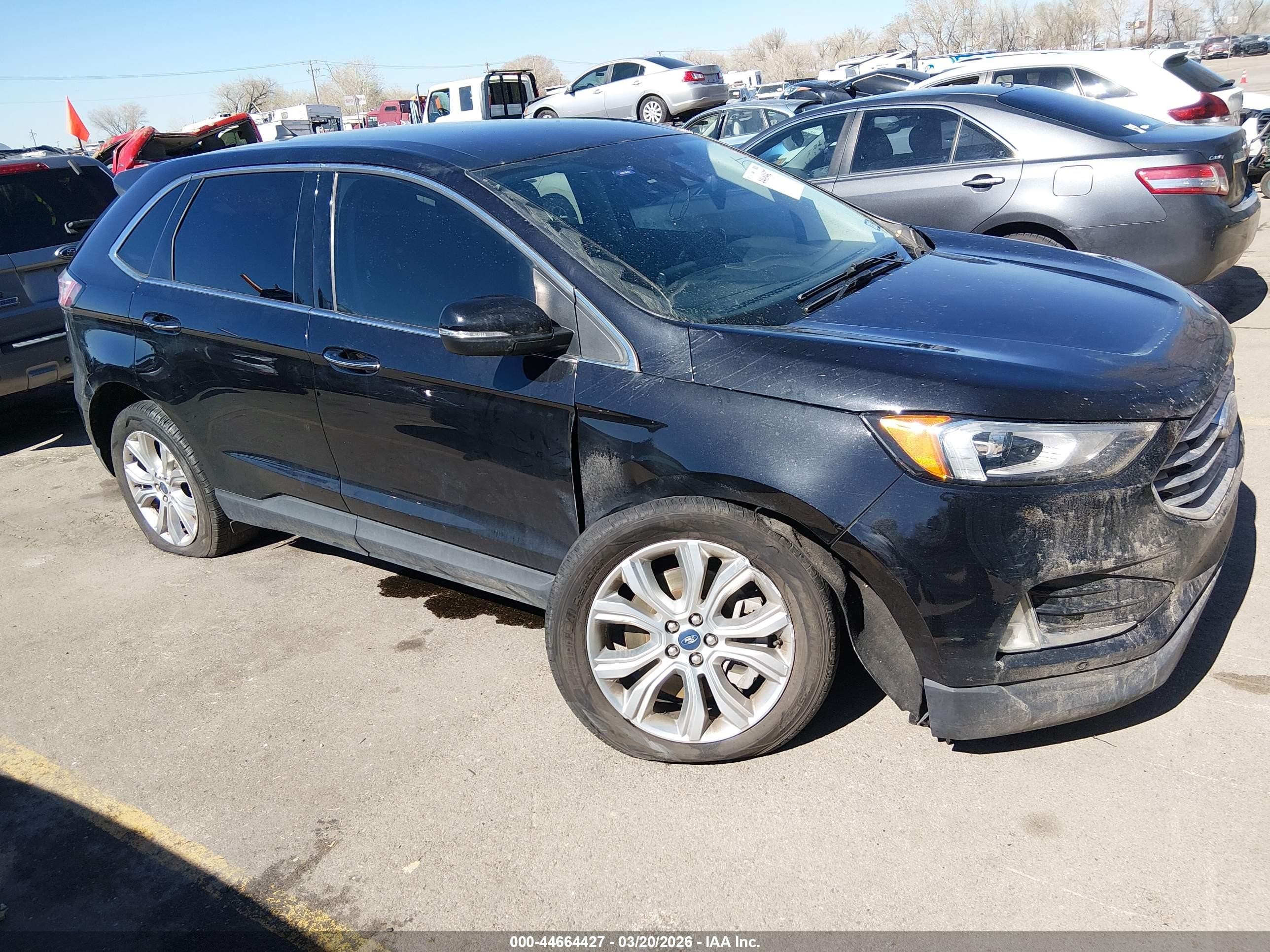 2022 Ford Edge VIN 2FMPK4K92NBA30890 IAAI salvage auction — Front End, Salvage (Utah), sold $3,950 on 2026-07-02 (photo 1)