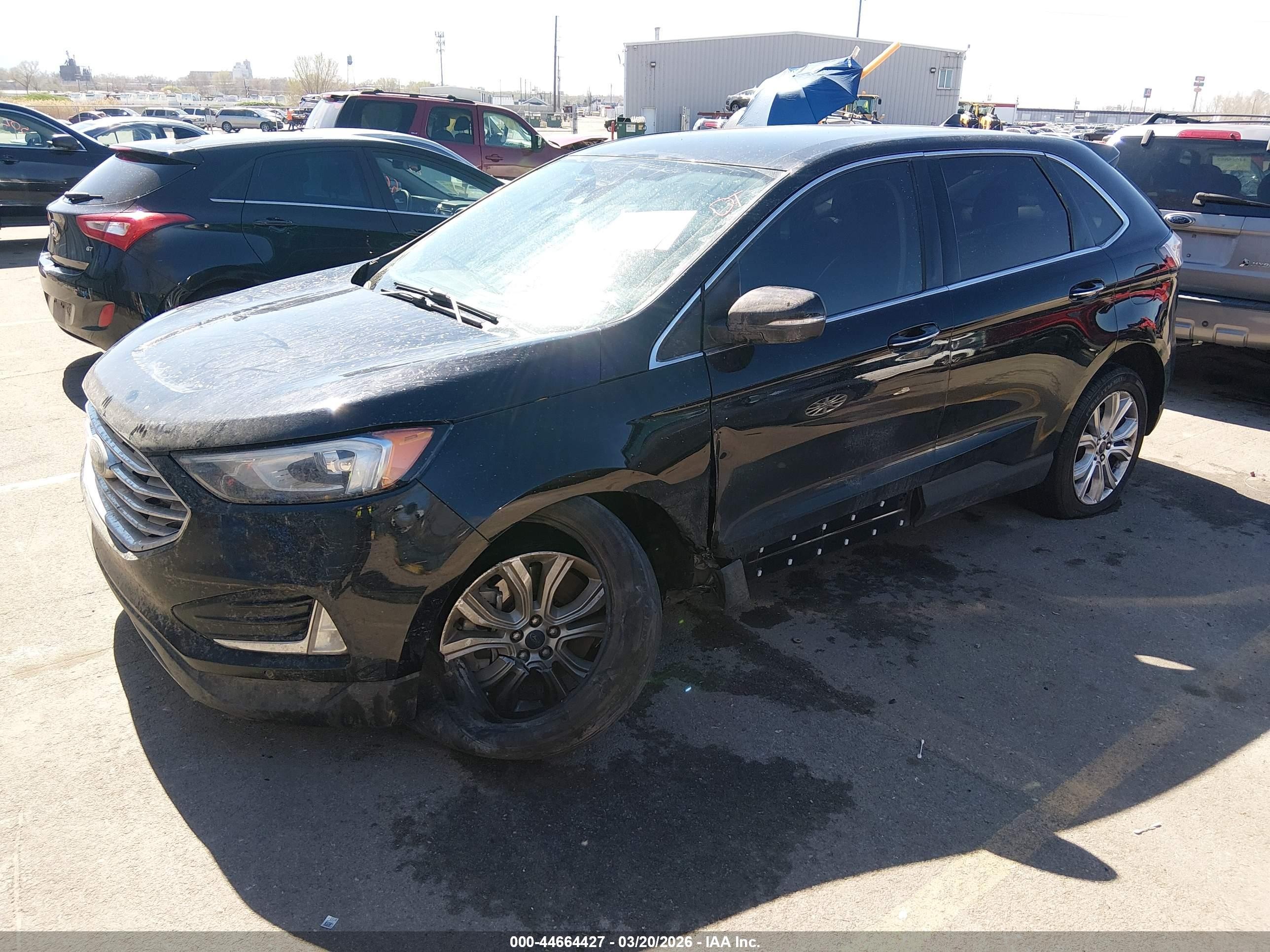 2022 Ford Edge VIN 2FMPK4K92NBA30890 IAAI salvage auction — Front End, Salvage (Utah), sold $3,950 on 2026-07-02 (photo 2)