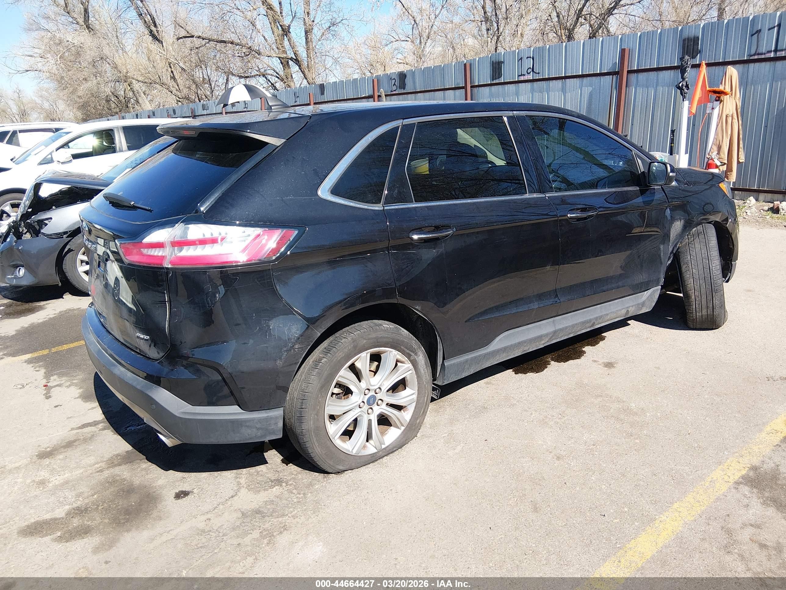2022 Ford Edge VIN 2FMPK4K92NBA30890 IAAI salvage auction — Front End, Salvage (Utah), sold $3,950 on 2026-07-02 (photo 4)