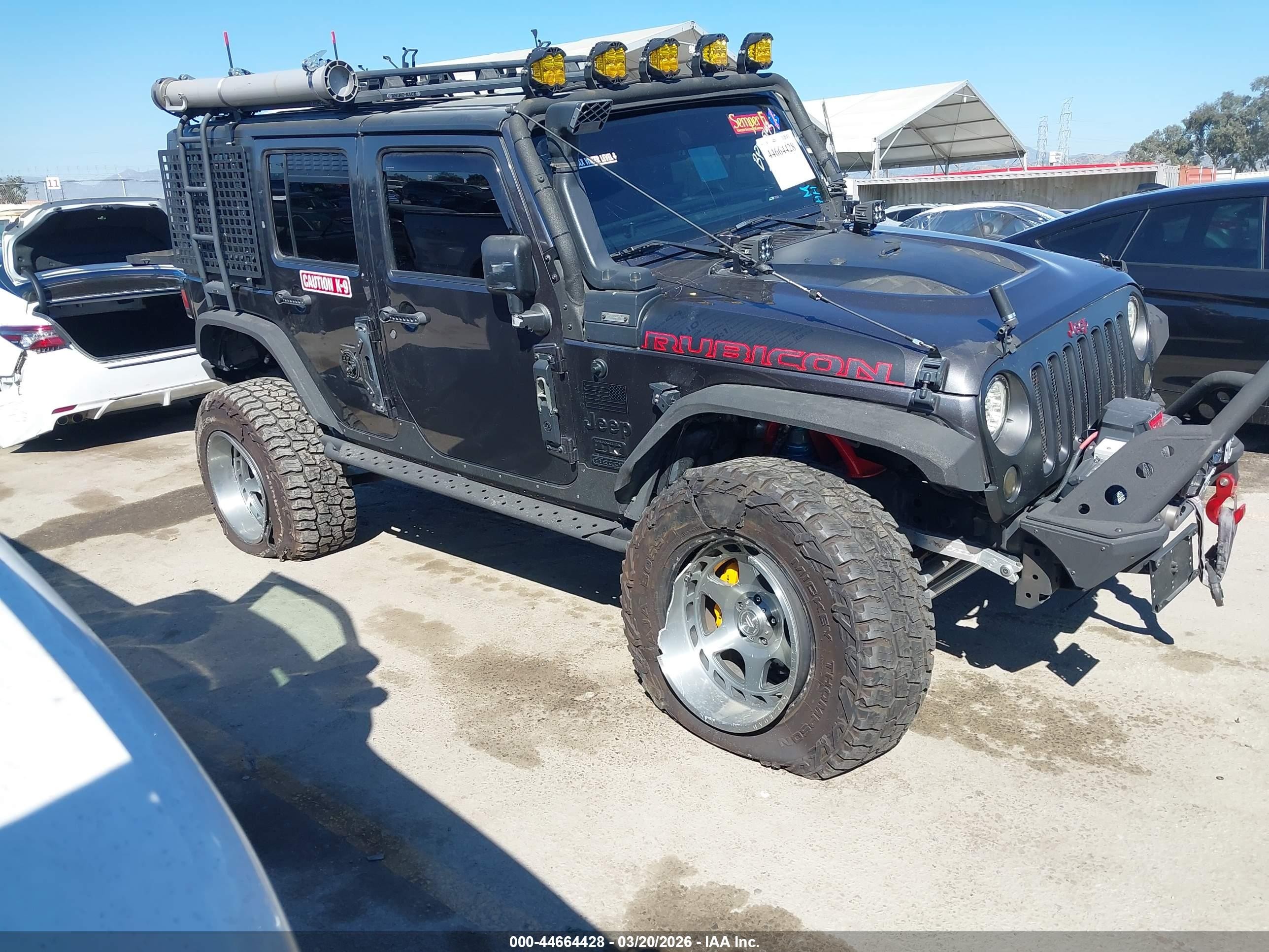 2017 Jeep Wrangler Unlimited VIN 1C4HJWFG6HL675143 — IAAI salvage auction photo