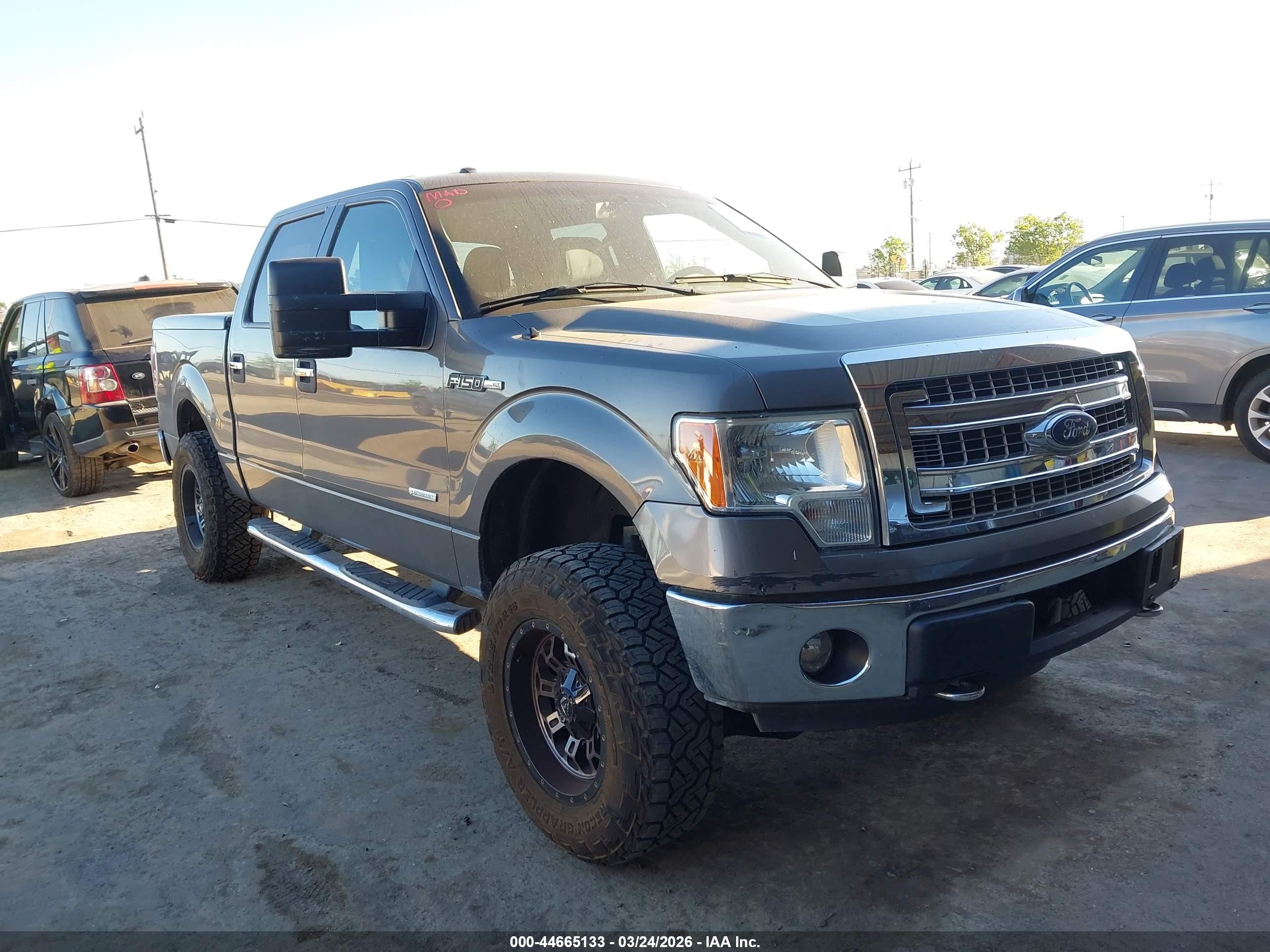 2013 Ford F-150 VIN 1FTFW1ETXDKE62075 IAAI salvage auction — Rear End, Salvage (California), sold $2,700 on 2026-07-09 (photo 1)