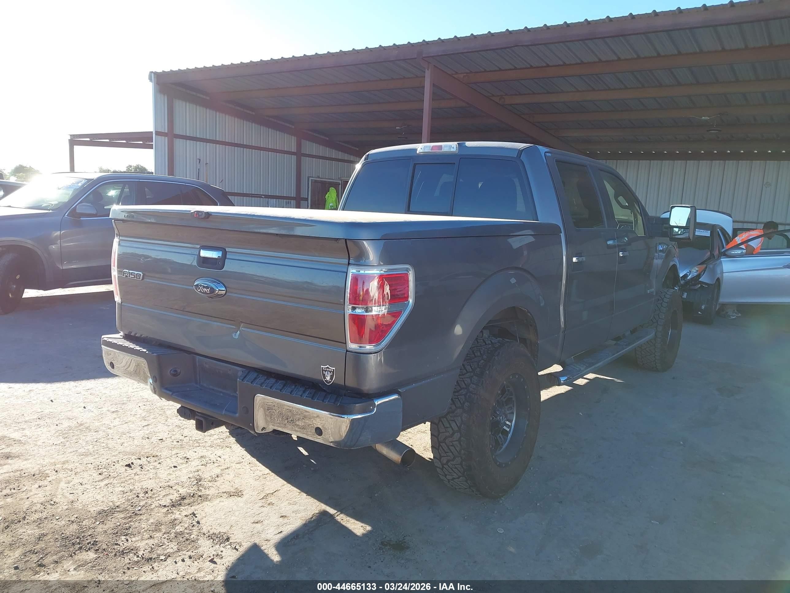 2013 Ford F-150 VIN 1FTFW1ETXDKE62075 IAAI salvage auction — Rear End, Salvage (California), sold $2,700 on 2026-07-09 (photo 4)