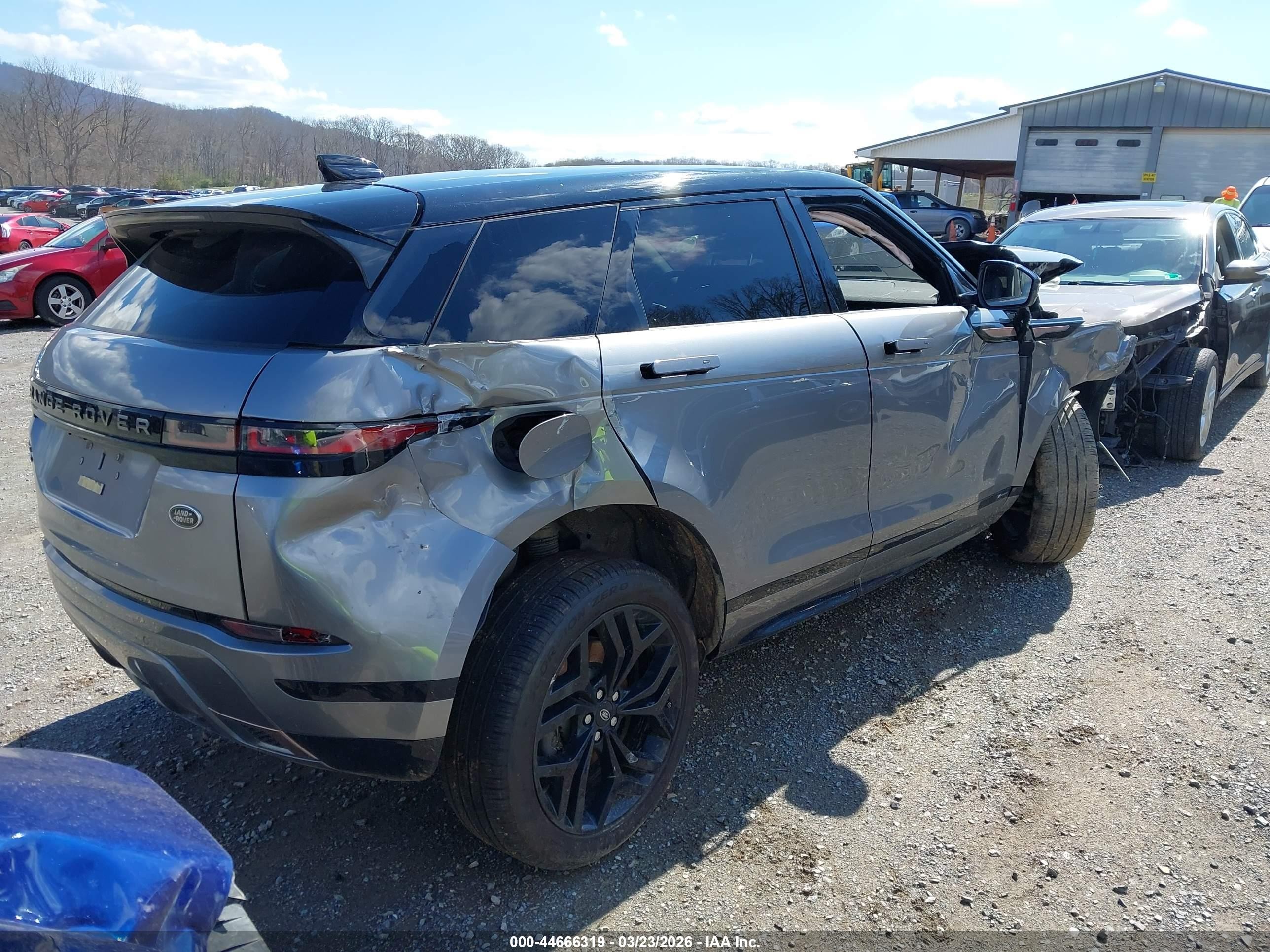 2020 Land Rover Range Rover Evoque VIN SALZT2GX3LH087405 IAAI salvage auction — Front End, Salvage (Virginia), sold $1,950 on 2026-06-30 (photo 4)