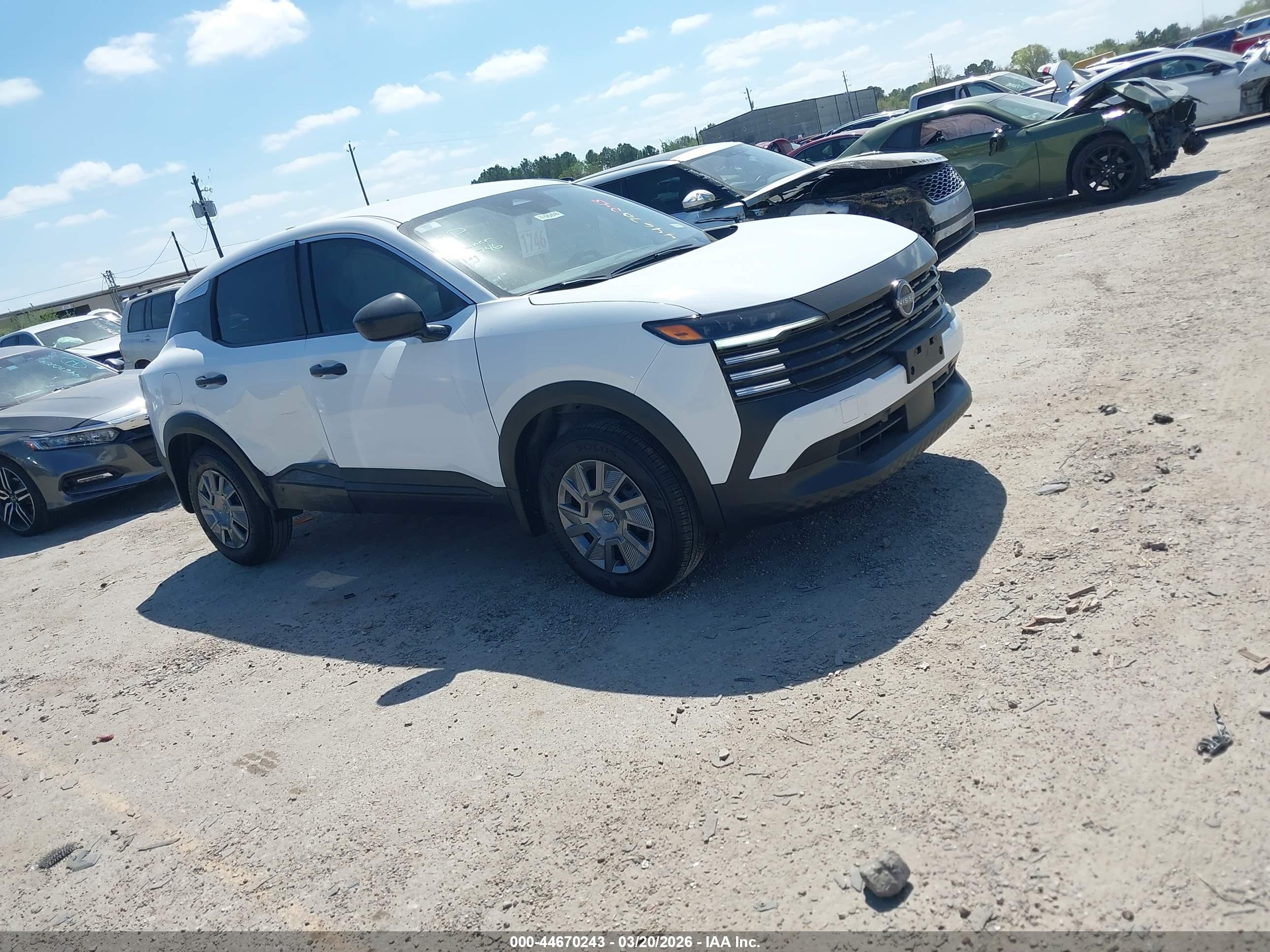 2026 Nissan Kicks VIN 3N8AP6BE1TL357324 — IAAI salvage auction photo