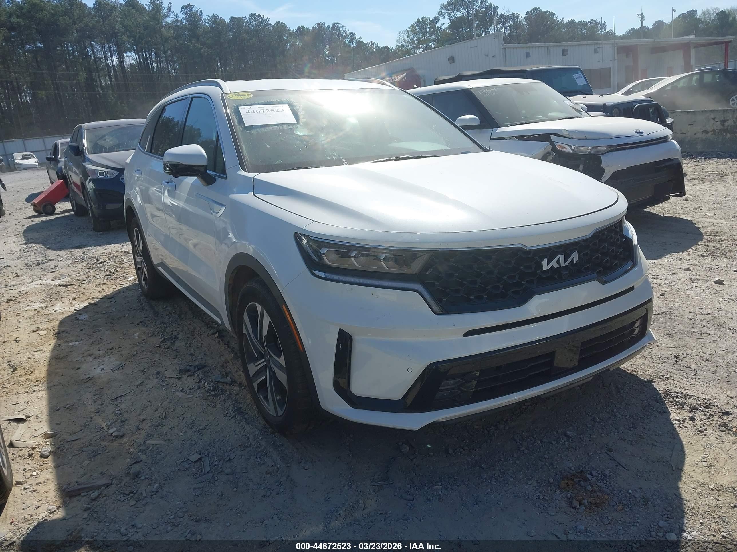 2023 Kia Sorento Hybrid VIN KNDRKDLG4P5217405 — IAAI salvage auction photo