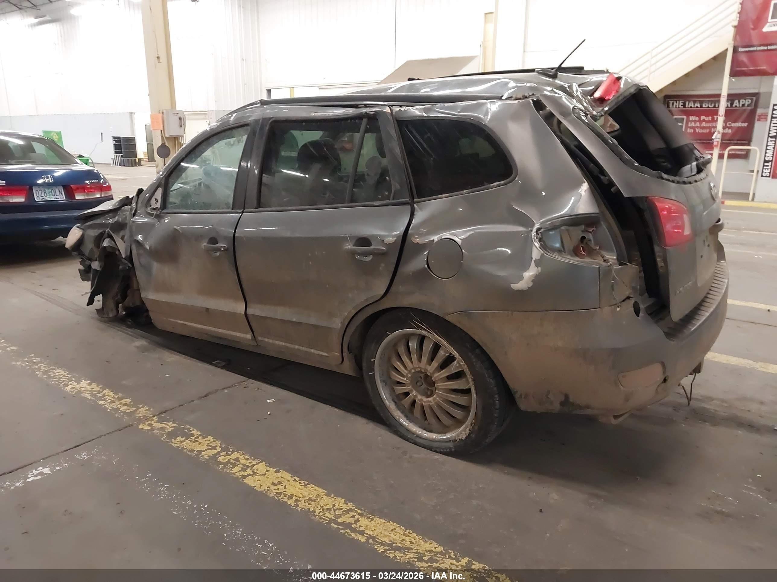 2009 Hyundai Santa Fe VIN 5NMSH73EX9H315628 IAAI salvage auction — All Over, Salvage (Oregon), sold $350 on 2026-07-09 (photo 3)