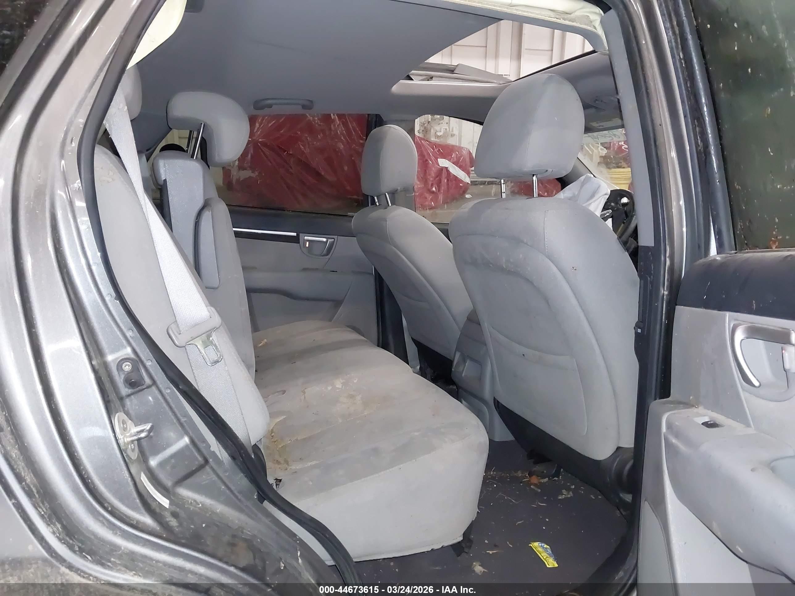 2009 Hyundai Santa Fe VIN 5NMSH73EX9H315628 IAAI salvage auction — All Over, Salvage (Oregon), sold $350 on 2026-07-09 (photo 8)