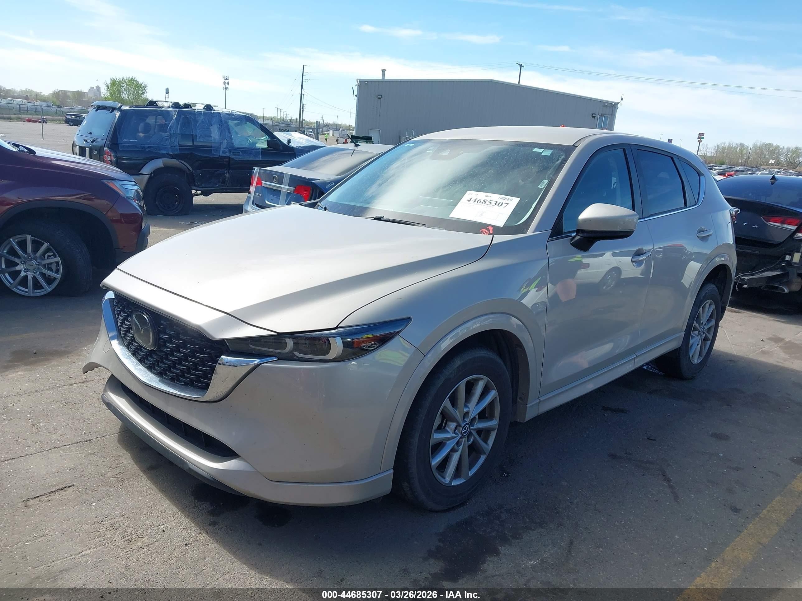 2024 Mazda CX-5 VIN JM3KFBBL6R0446183 IAAI salvage auction — Side, Rebuildable (Florida), sold $7,100 on 2026-07-02 (photo 2)