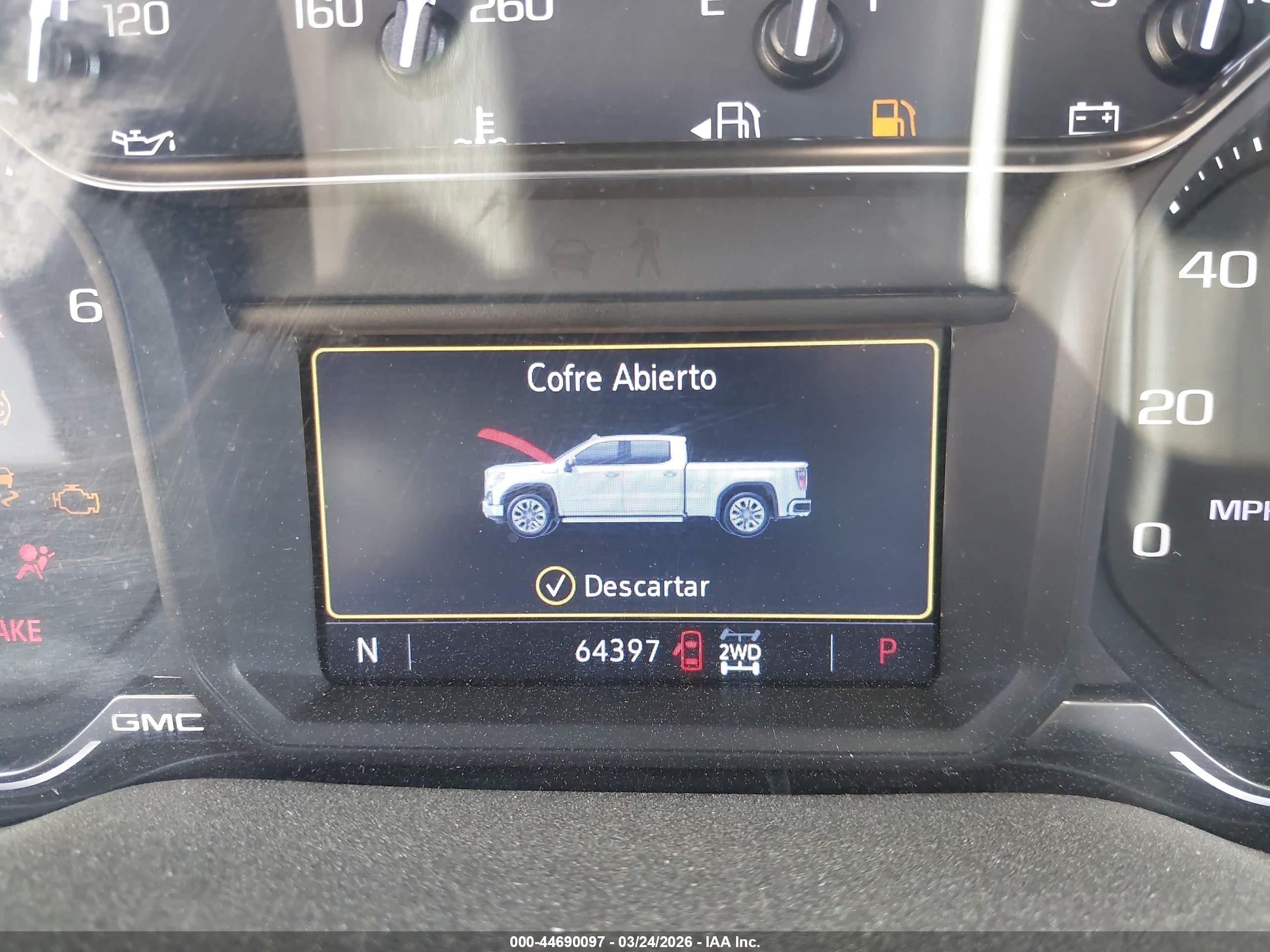 2020 GMC Sierra 1500 VIN 3GTP9EEL6LG122611 IAAI salvage auction — Theft, Clear - Dealer Only (California), sold $27,750 on 2026-08-31 (photo 7)