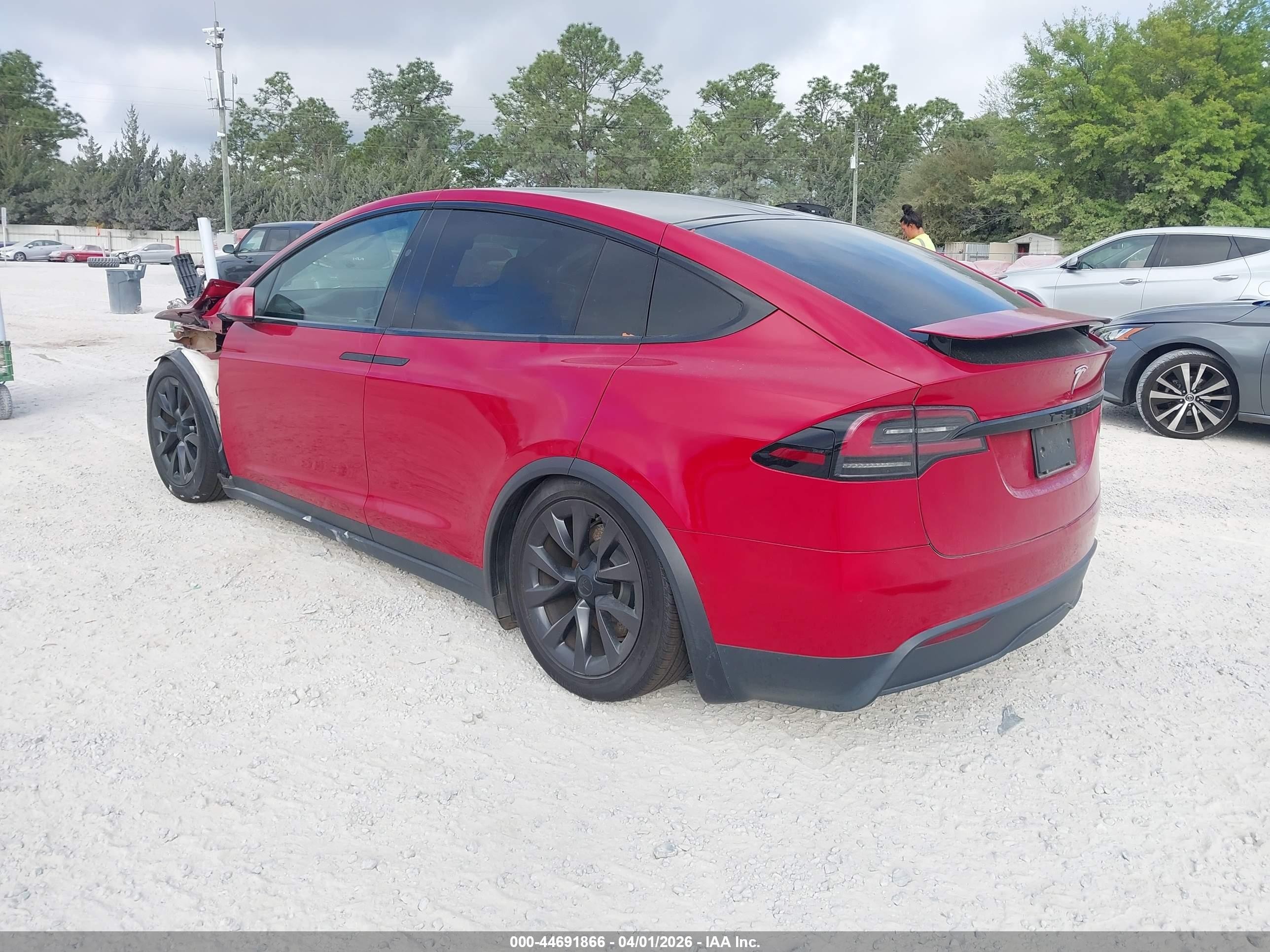 2023 Tesla Model X VIN 7SAXCDE56PF366335 IAAI salvage auction — Front End, Rebuildable (Florida), sold $22,100 on 2026-09-04 (photo 3)