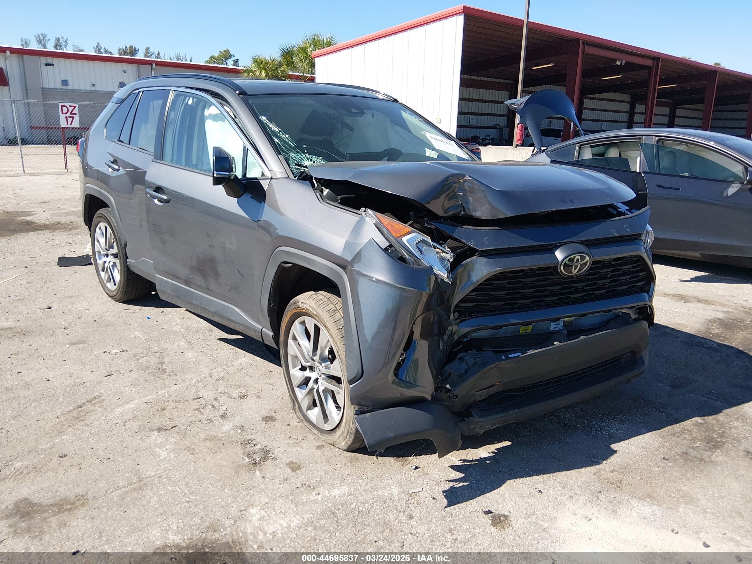 2021 Toyota RAV4 VIN 2T3C1RFV7MW170746 IAAI salvage auction — All Over, Certificate Of Destruction (Florida), sold $6,700 on 2026-07-09 (photo 1)