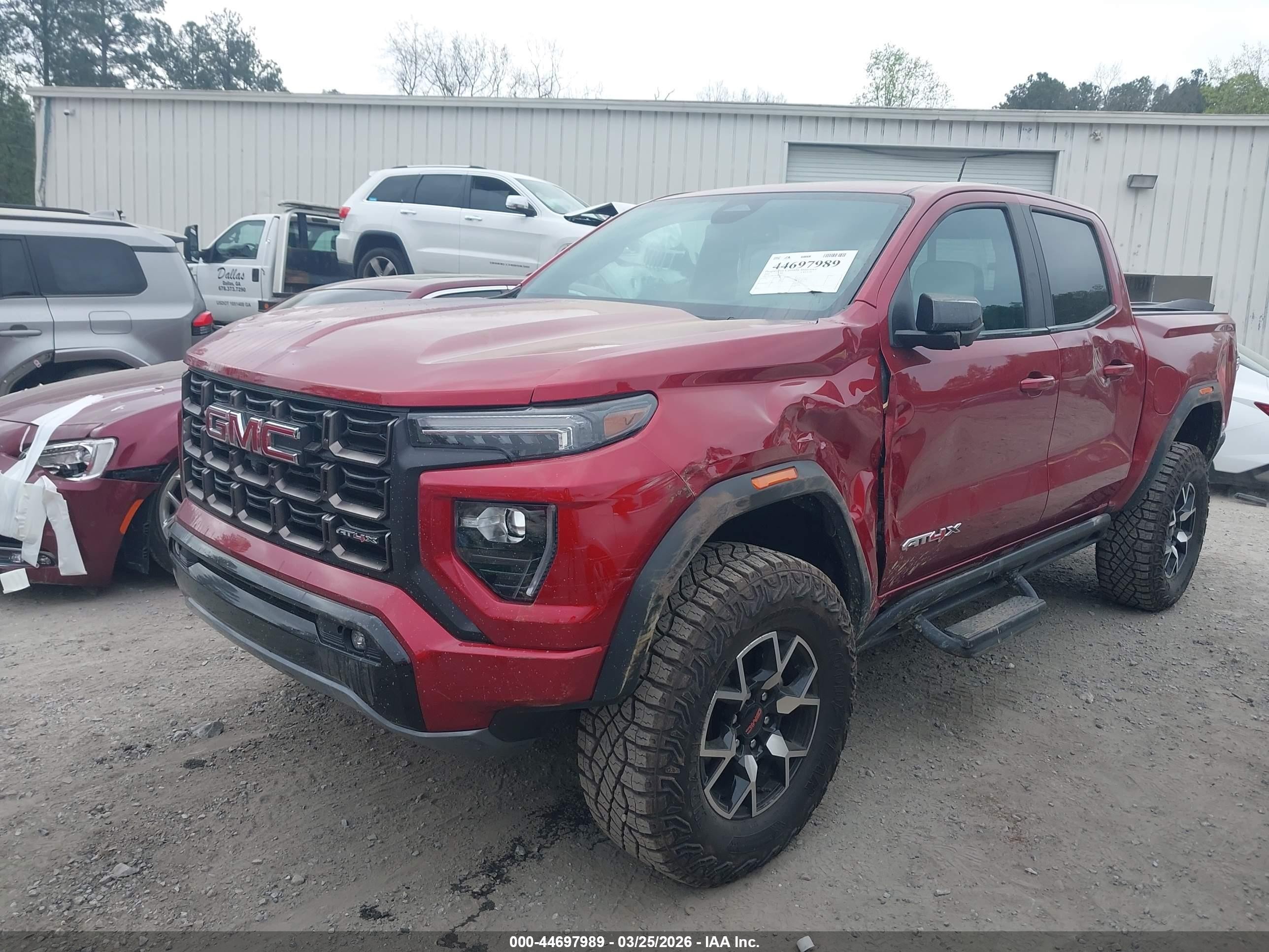 2024 Gmc Canyon VIN 1GTP6EEK9R1163354 IAAI salvage auction — Side, Salvage (Georgia), sold $14,100 on 2026-08-26 (photo 2)