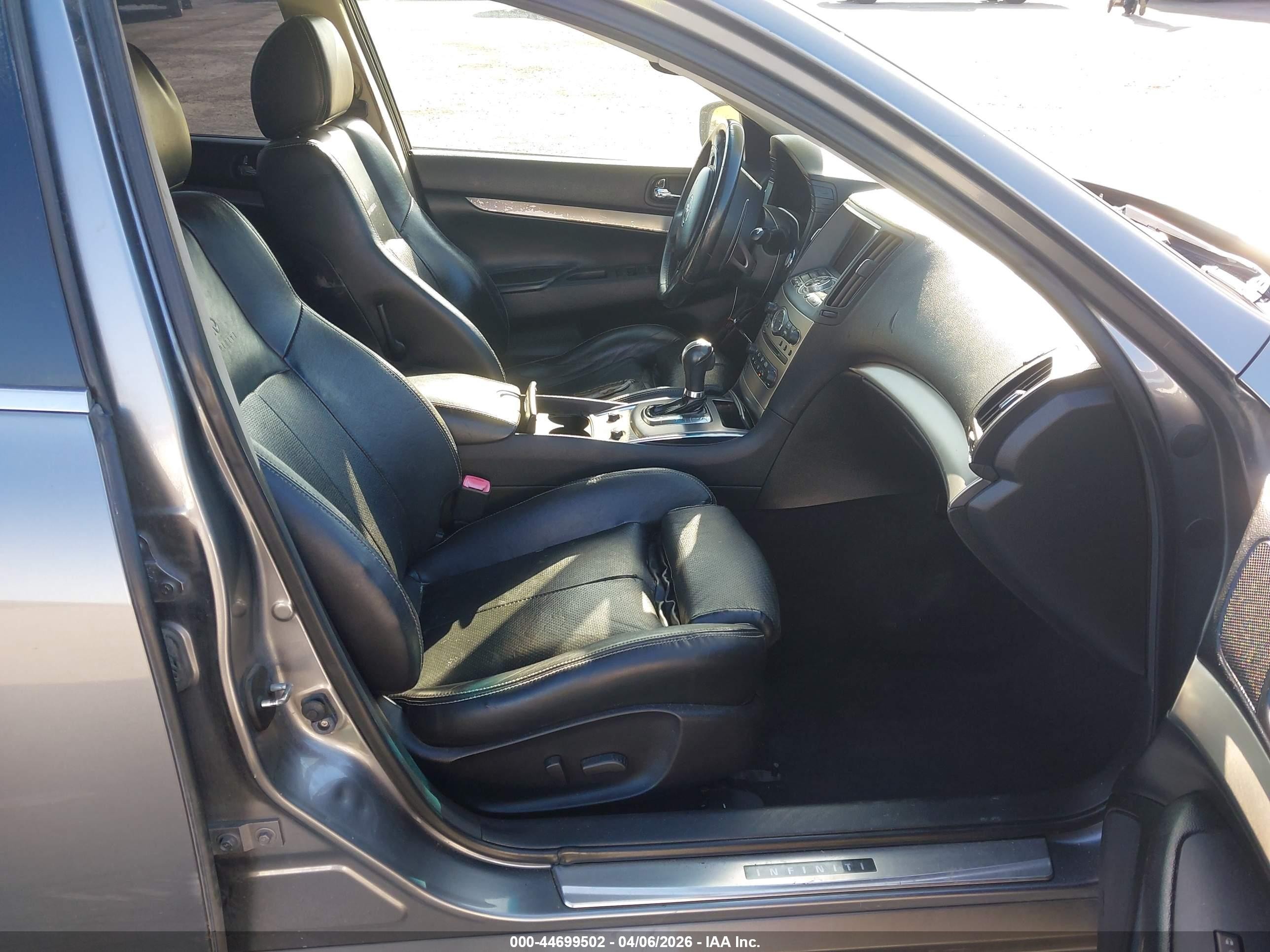 2012 Infiniti G37 VIN JN1CV6AP9CM622335 IAAI salvage auction — Unknown, Salvage (California), sold $700 on 2026-07-09 (photo 5)