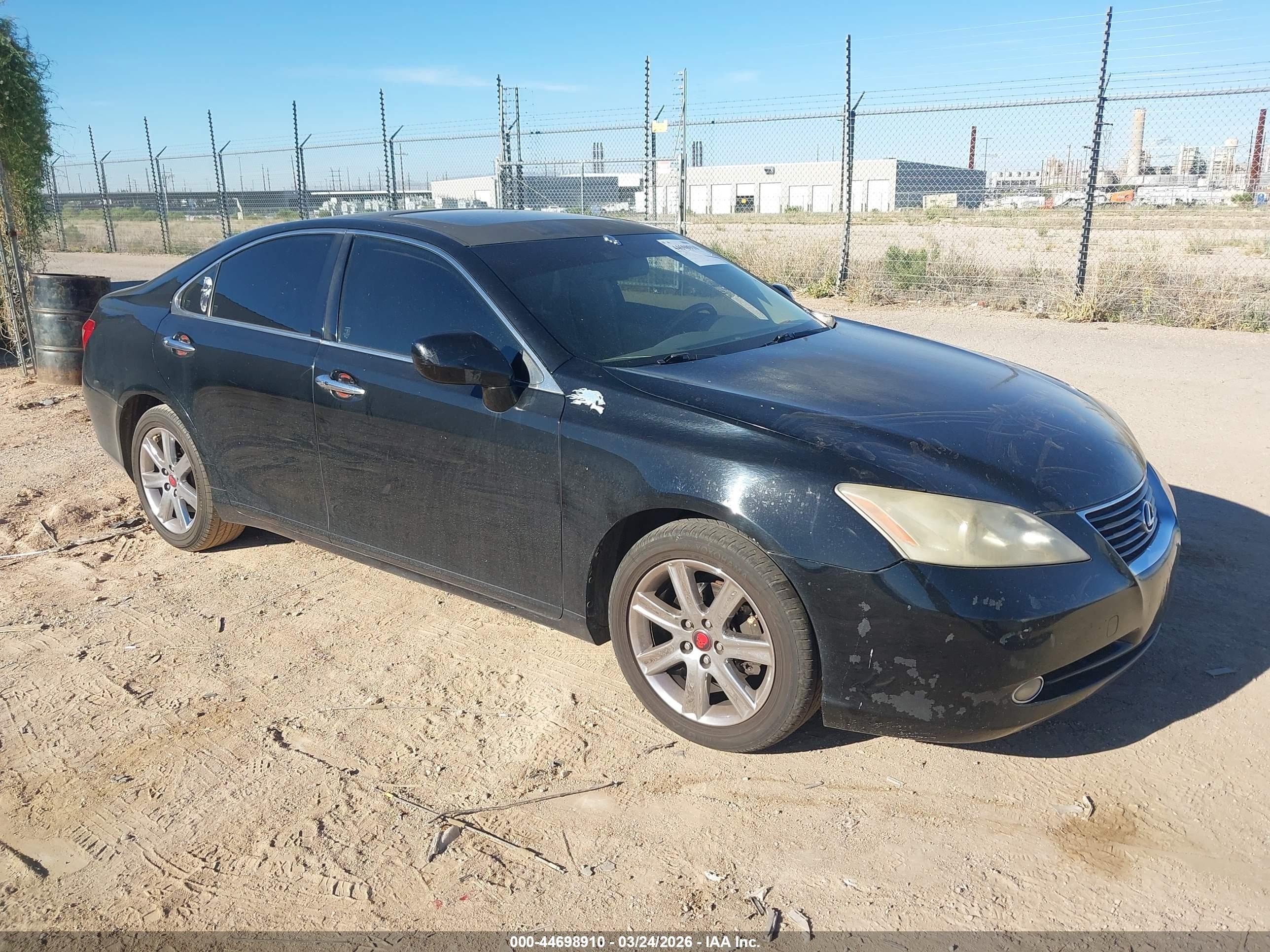 2007 Lexus ES VIN JTHBJ46G972011190 IAAI salvage auction — Normal Wear, Clear (Arizona), sold $850 on 2026-05-10 (photo 1)