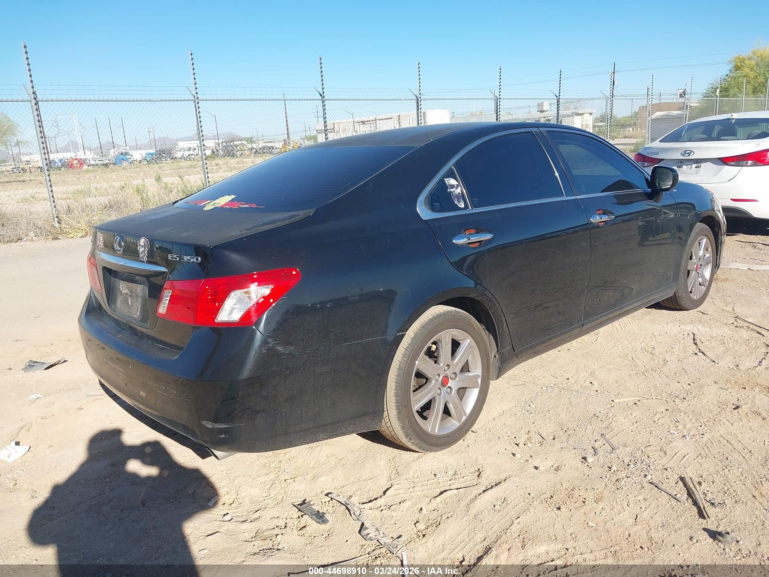 2007 Lexus ES VIN JTHBJ46G972011190 IAAI salvage auction — Normal Wear, Clear (Arizona), sold $850 on 2026-05-10 (photo 4)