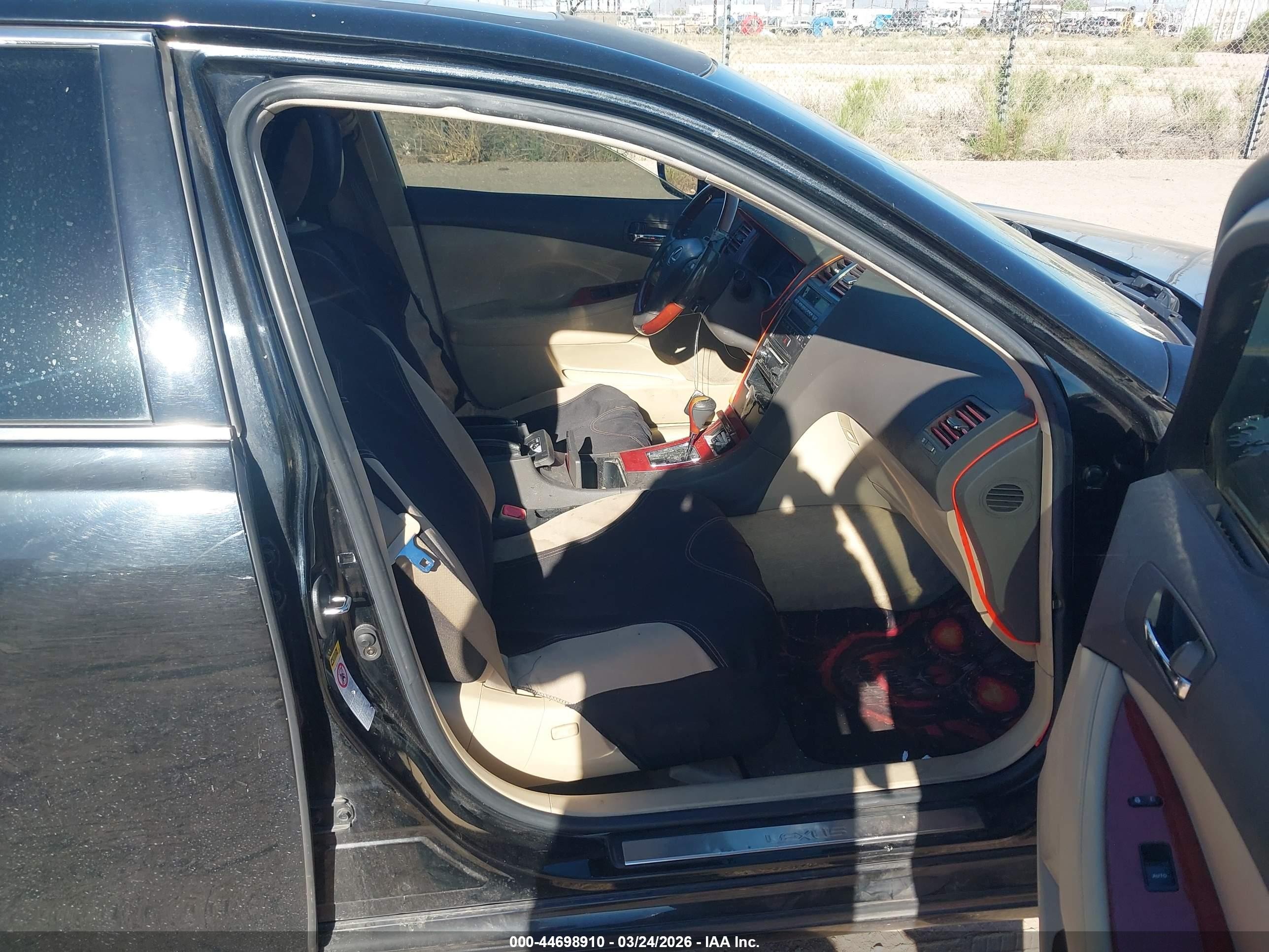 2007 Lexus ES VIN JTHBJ46G972011190 IAAI salvage auction — Normal Wear, Clear (Arizona), sold $850 on 2026-05-10 (photo 5)