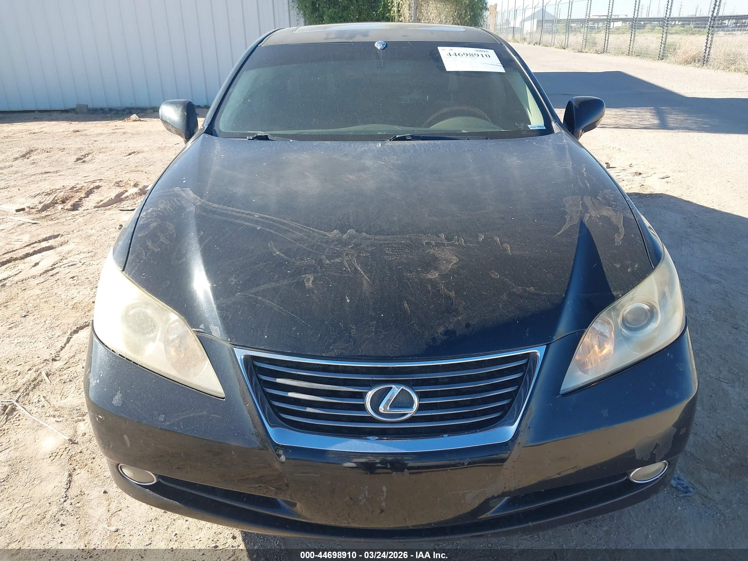 2007 Lexus ES 350 VIN JTHBJ46G972011190 IAAI salvage auction — Normal Wear, Clear (Arizona), sold $850 on 2026-05-10 (photo 6)