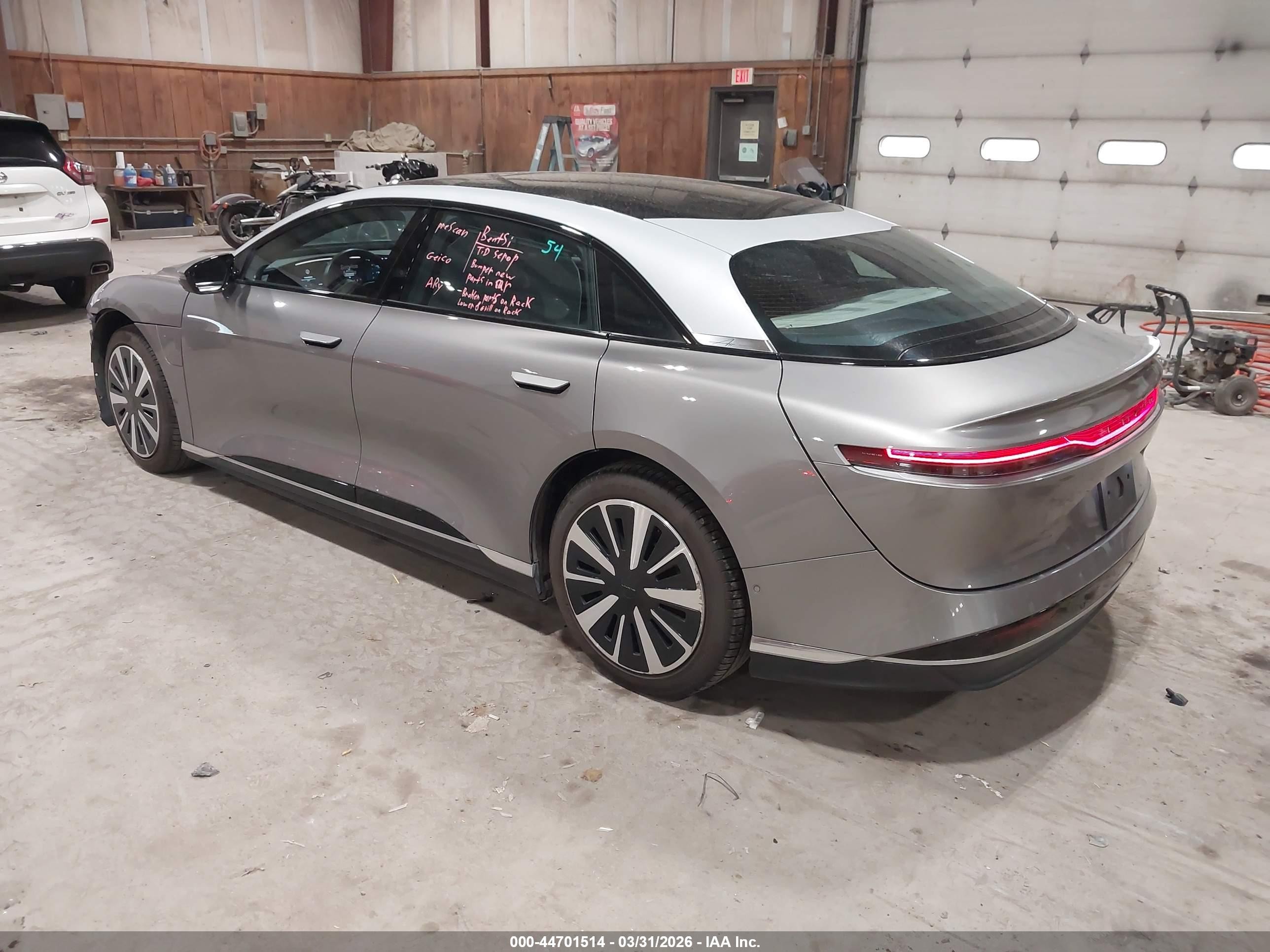 2023 Lucid Air VIN 50EA1TEA9PA002317 IAAI salvage auction — Front End, Mv-907A (New York), sold $8,550 on 2026-05-21 (photo 3)