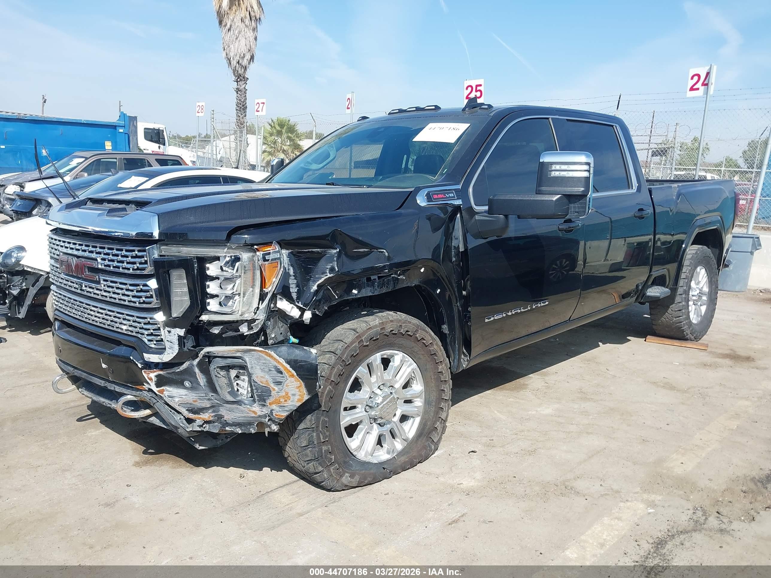 2022 Gmc SIERRA VIN 1GT49RE79NF161453 IAAI salvage auction — Front End, Salvage Title - Dealer (California), sold $7,950 on 2026-05-06 (photo 2)
