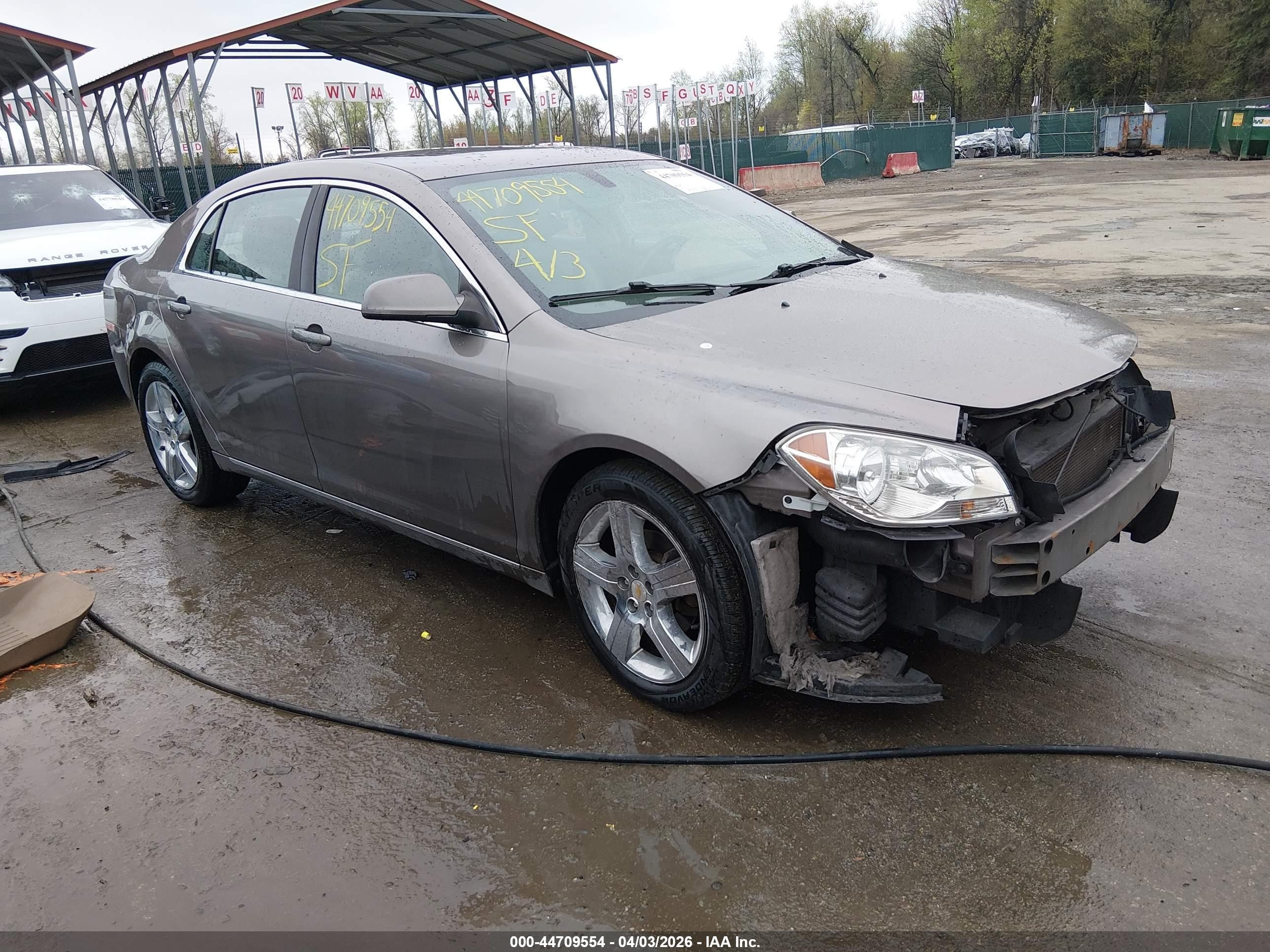 2011 Chevrolet Malibu VIN 1G1ZD5E70BF241578 IAAI salvage auction — Front End, Salvage - Greater Than 75% (Maryland), sold $450 on 2026-09-26 (photo 1)