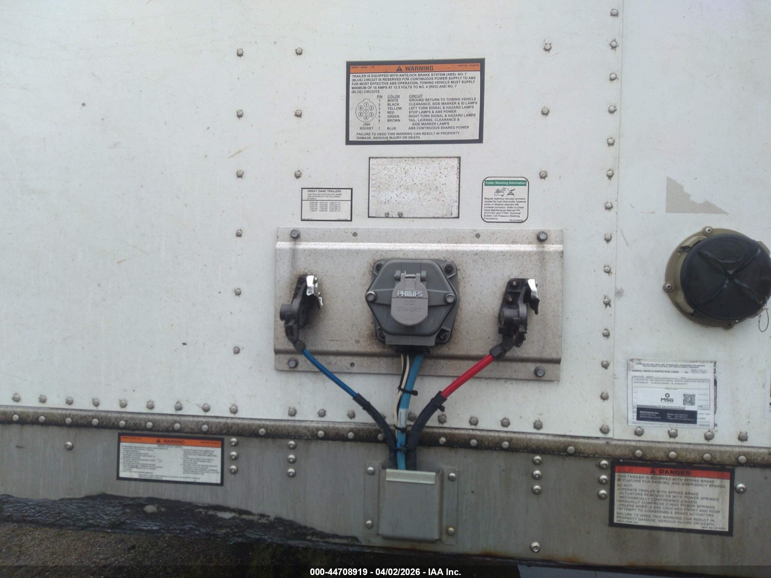 2017 Great Dane Trailers Unknown VIN 1GRAA0623HT613997 IAAI salvage auction — Rollover, Salvage (Ohio), sold $525 on 2026-09-09 (photo 7)