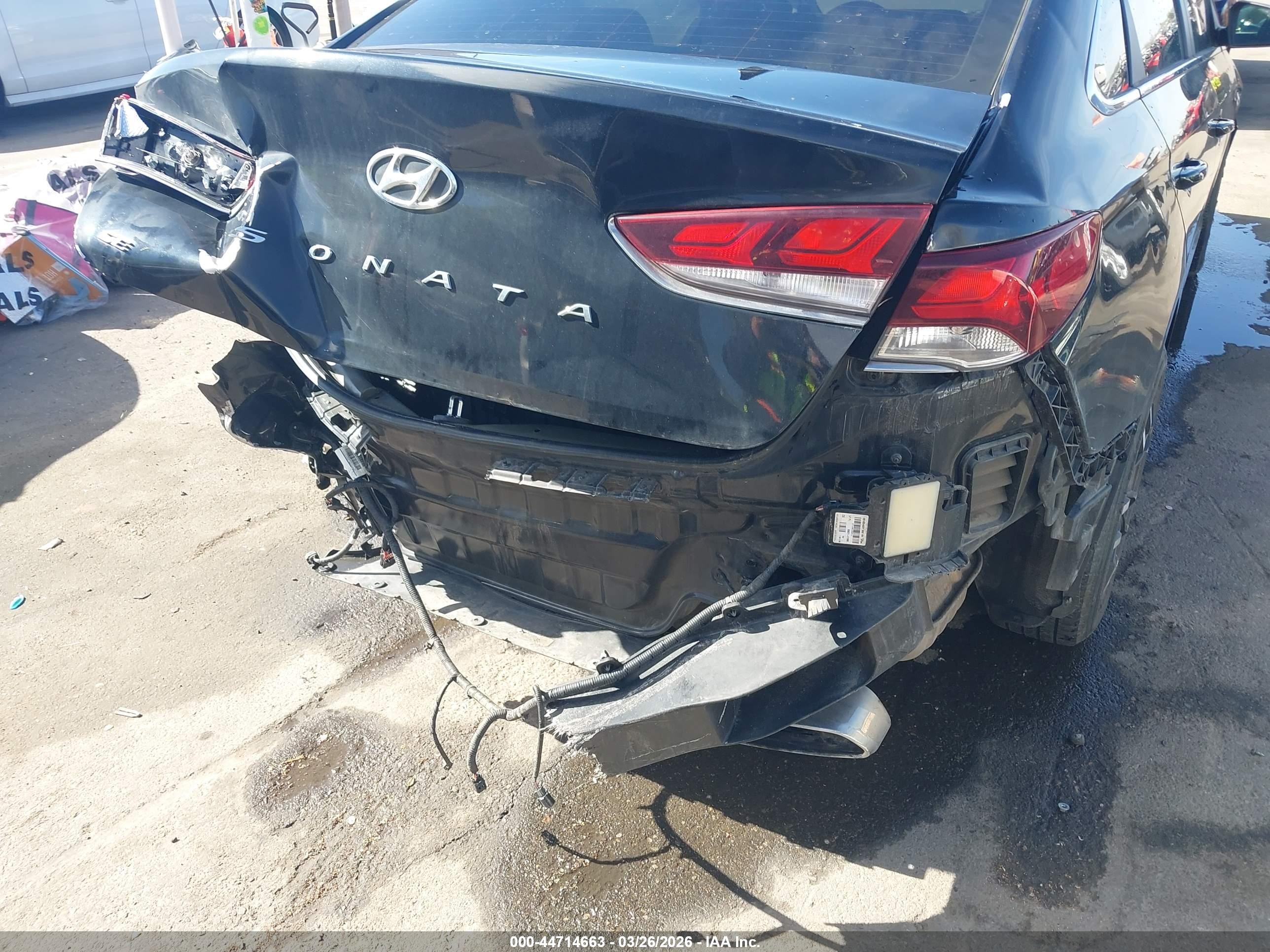 2018 Hyundai Sonata VIN 5NPE24AF6JH620351 IAAI salvage auction — Rear End, Salvage (Utah), sold $1,100 on 2026-07-09 (photo 6)
