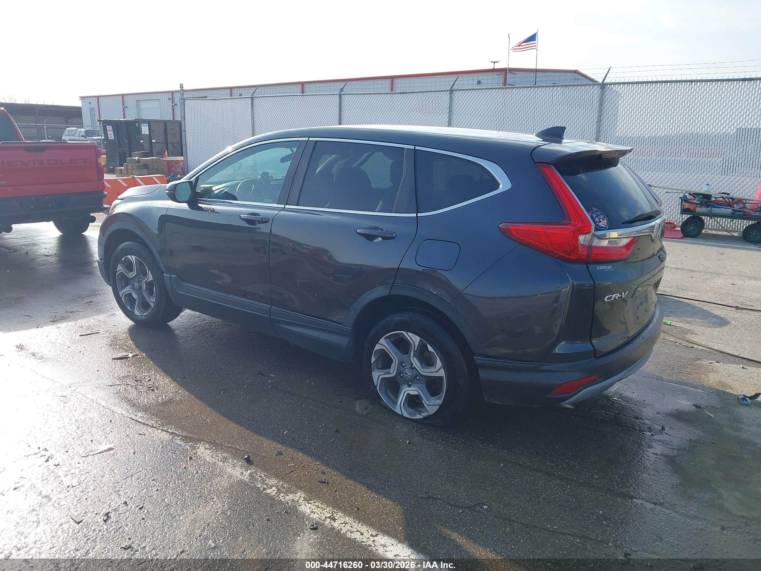 2018 Honda CR-V VIN 7FARW2H56JE049311 IAAI salvage auction — Rear End, Clear (Indiana), sold $6,400 on 2026-07-12 (photo 3)