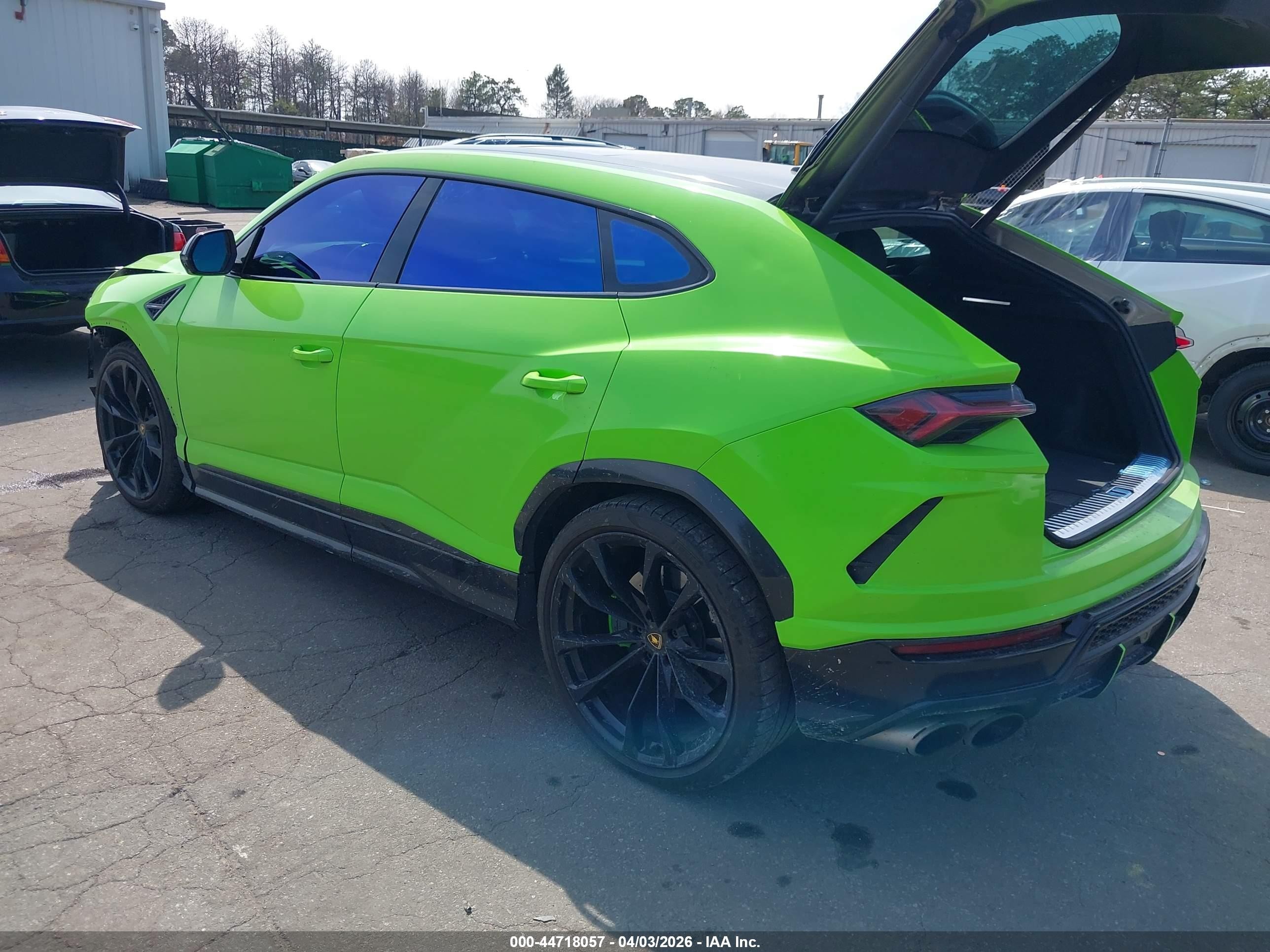 2022 Lamborghini Urus VIN ZPBUA1ZL7NLA16521 IAAI salvage auction — Front End, Mv-907A (New York), sold $98,250 on 2026-06-30 (photo 3)